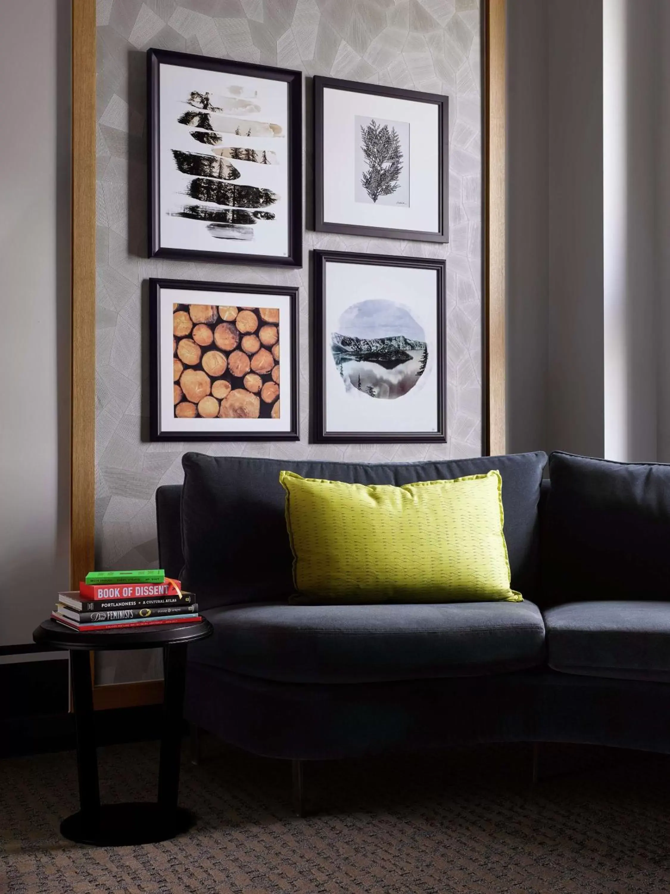 Living room in The Duniway Portland, A Hilton Hotel Living room in The Duniway Portland, A Hilton Hotel