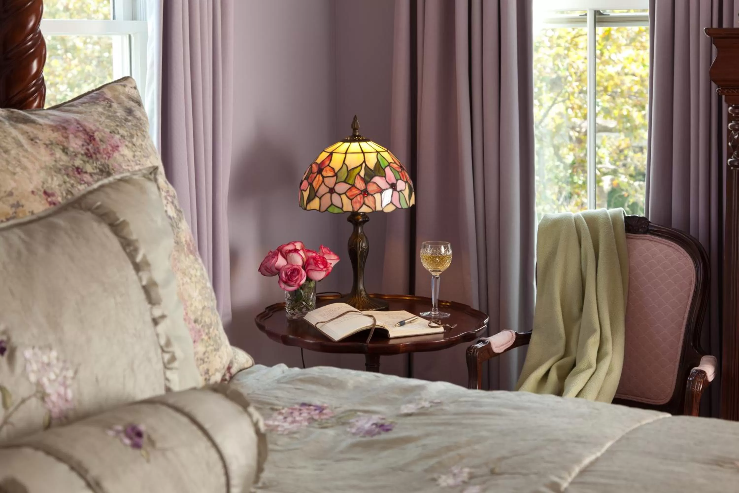 Bedroom, Bed in The Tower Cottage Bed and Breakfast