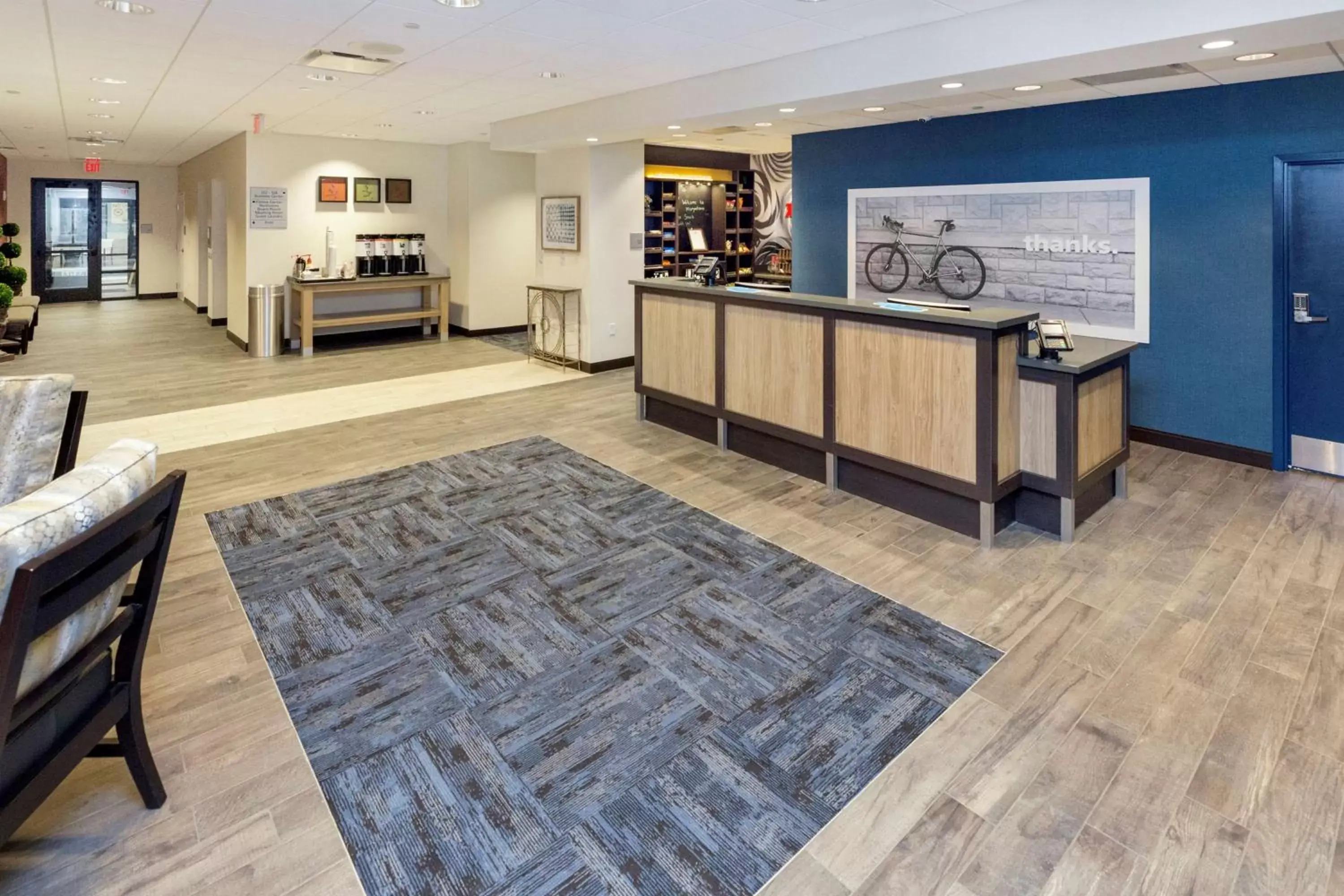 Lobby or reception, Lobby/Reception in Hampton Inn & Suites Morgantown / University Town Centre