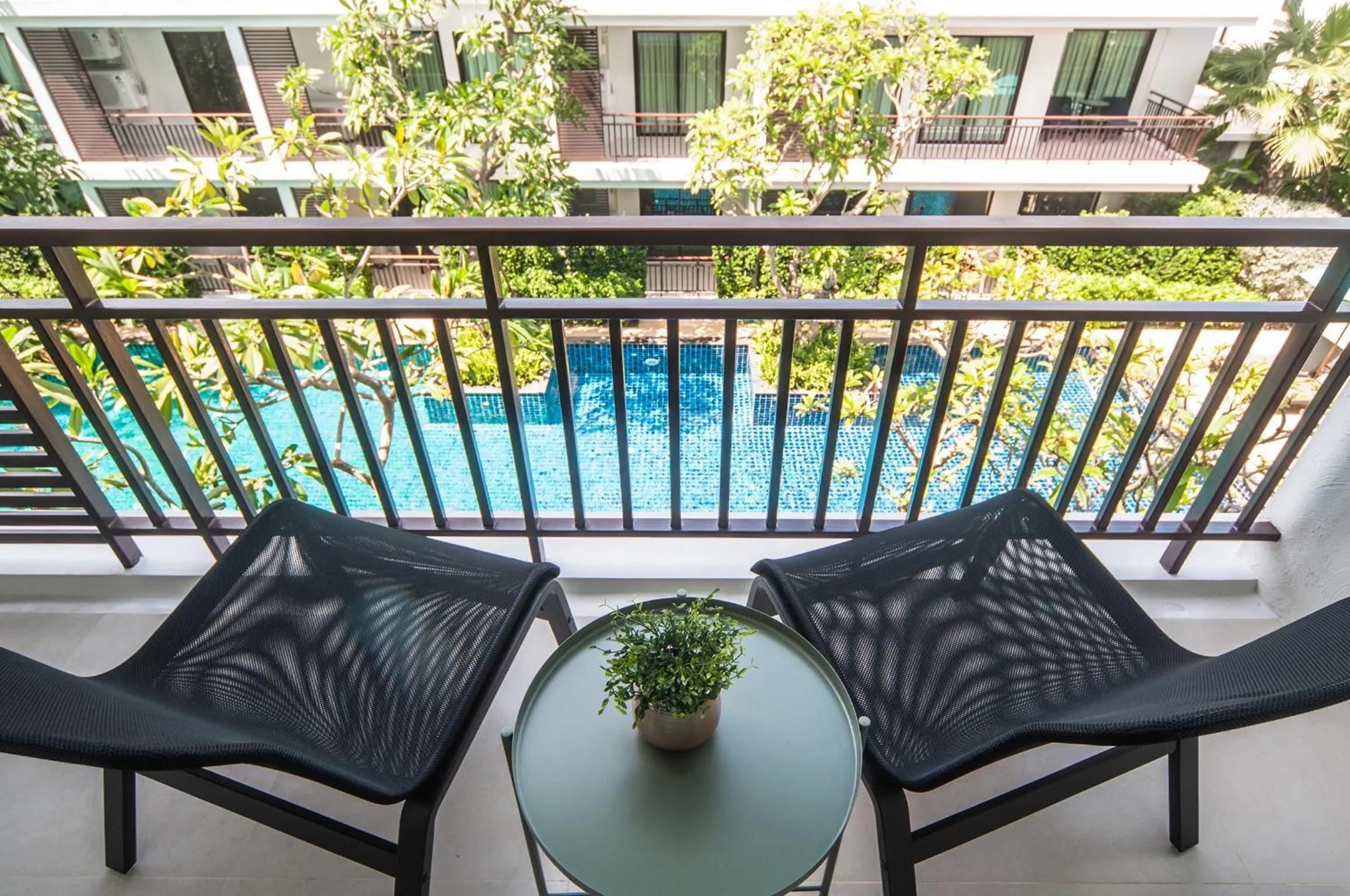 Balcony/Terrace in The Title KR Beach Condotel Rawai Beach