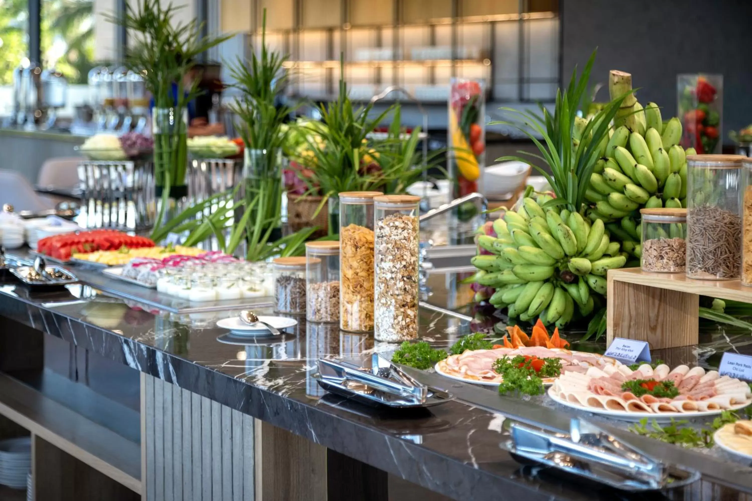 Buffet breakfast, Food in Wyndham Garden Cam Ranh Resort