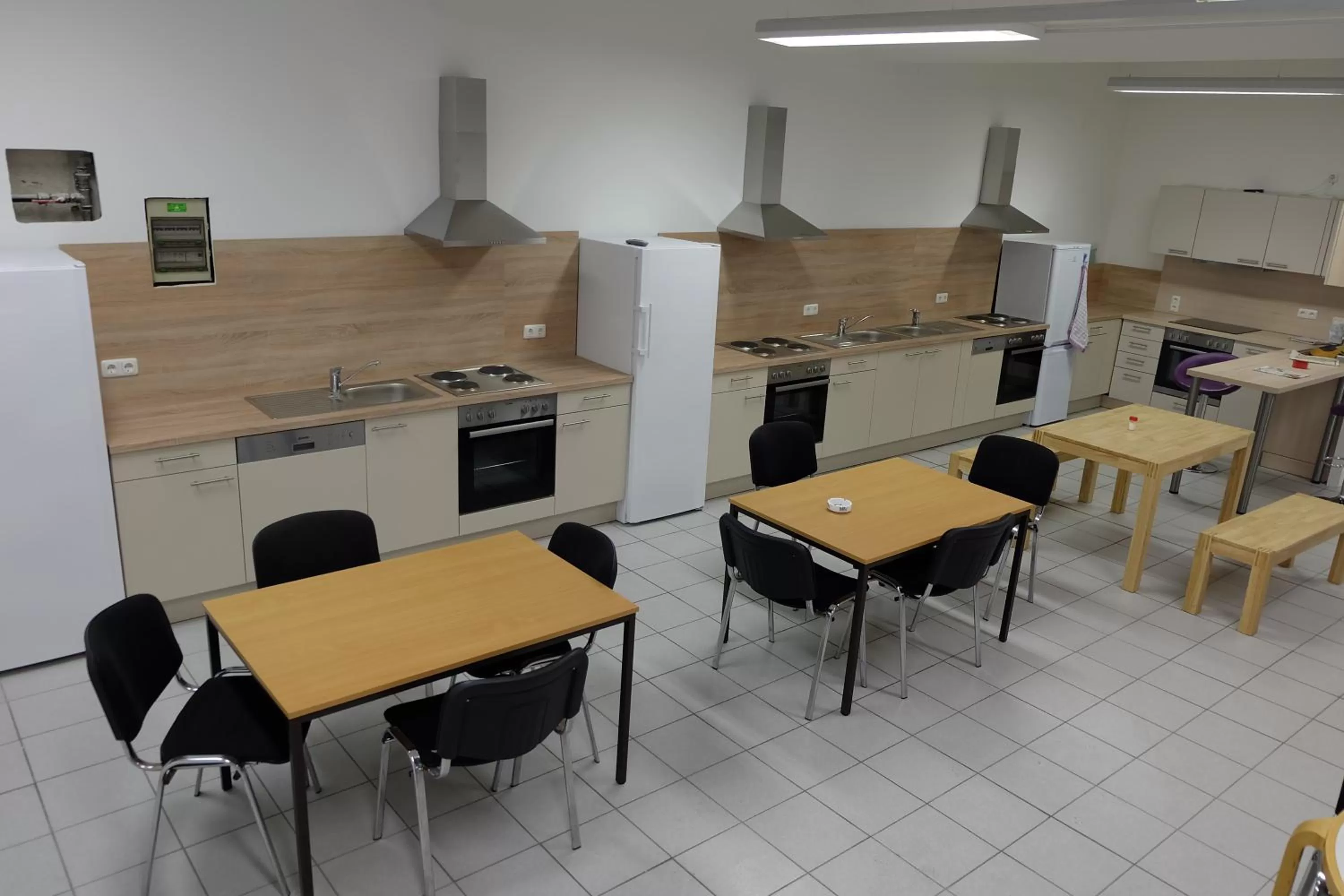 Communal lounge/ TV room in Montagehotel Bed & Steel