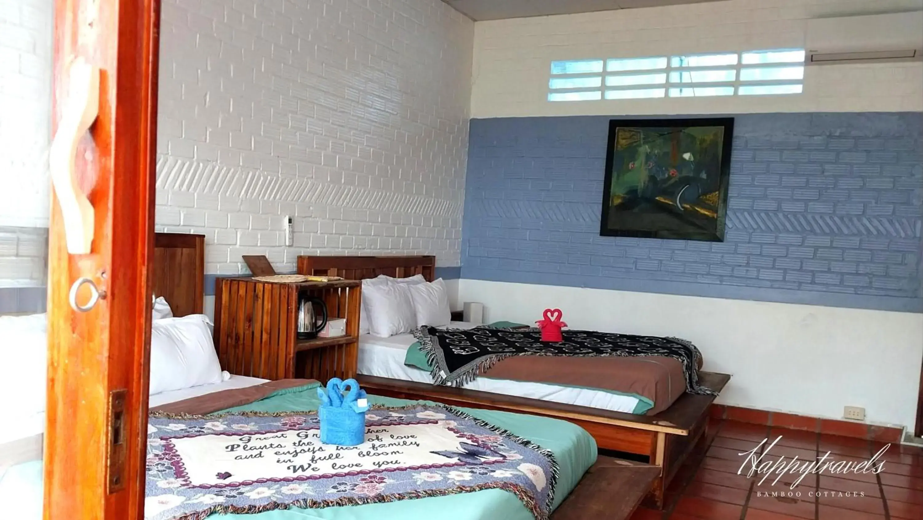 Bedroom, Seating Area in Bamboo Cottages
