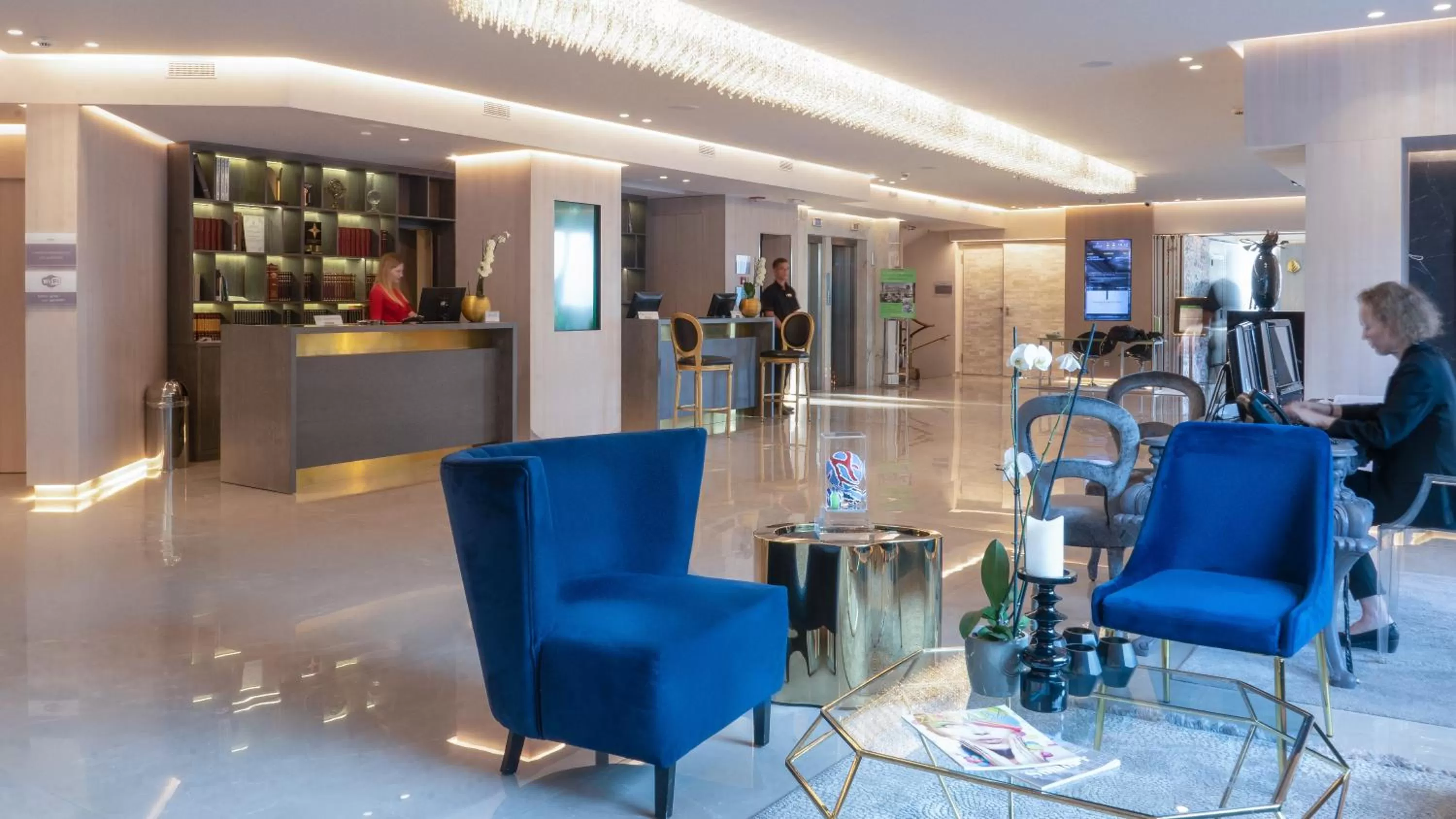 Lobby or reception in St George Lycabettus Lifestyle Hotel