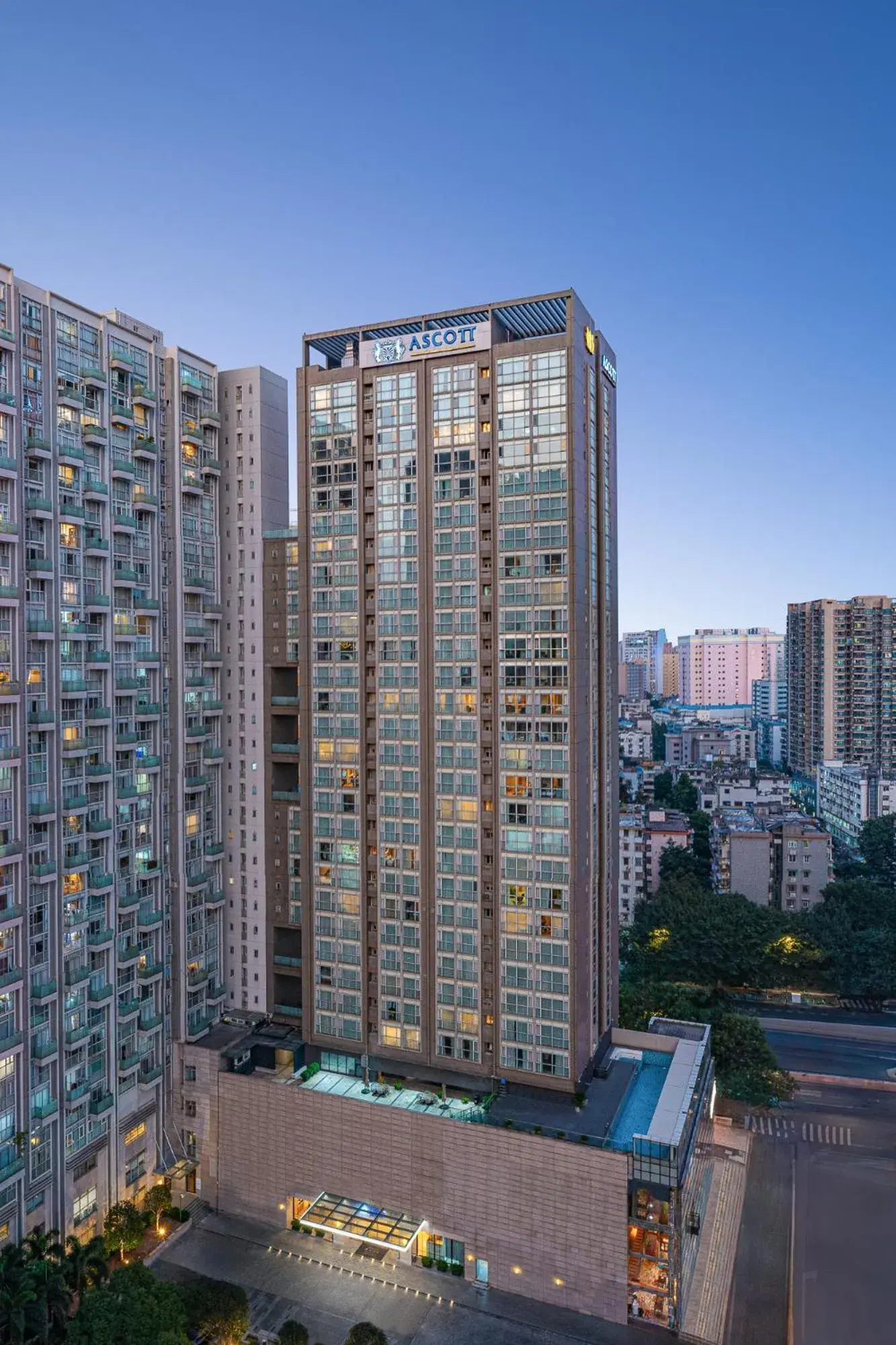 Property building in Ascott Guangzhou