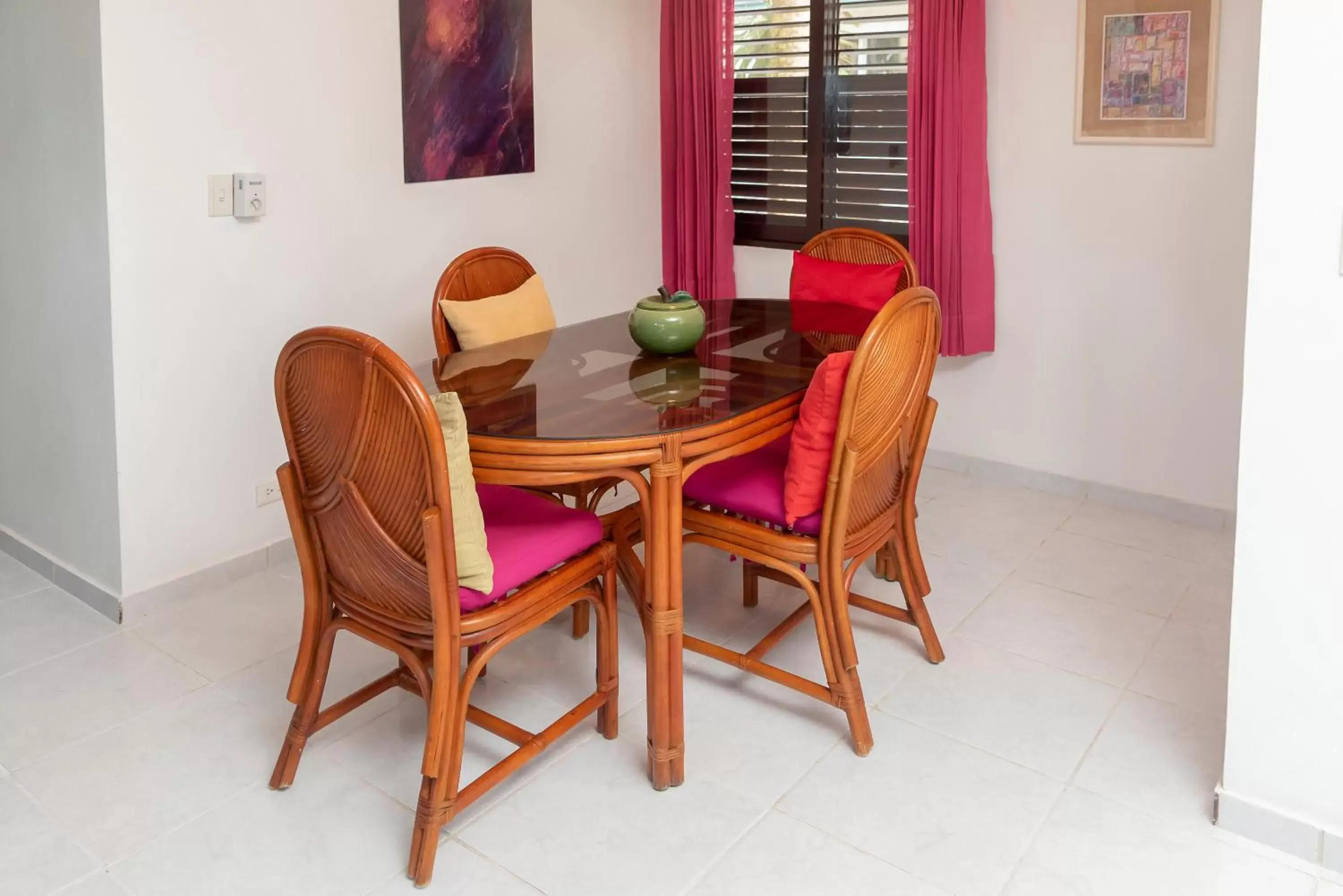 Dining Area in Cabarete Palm Beach Condos