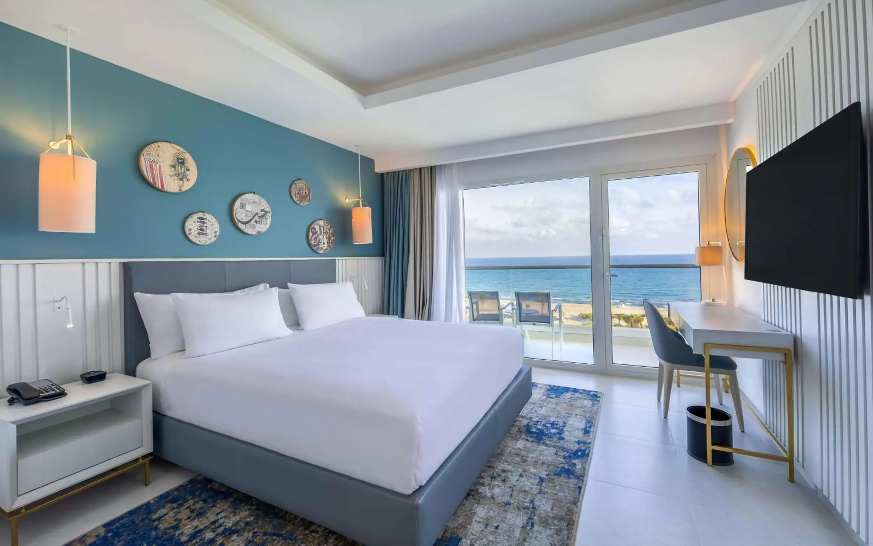 Bedroom in Hilton Skanes Monastir Beach Resort