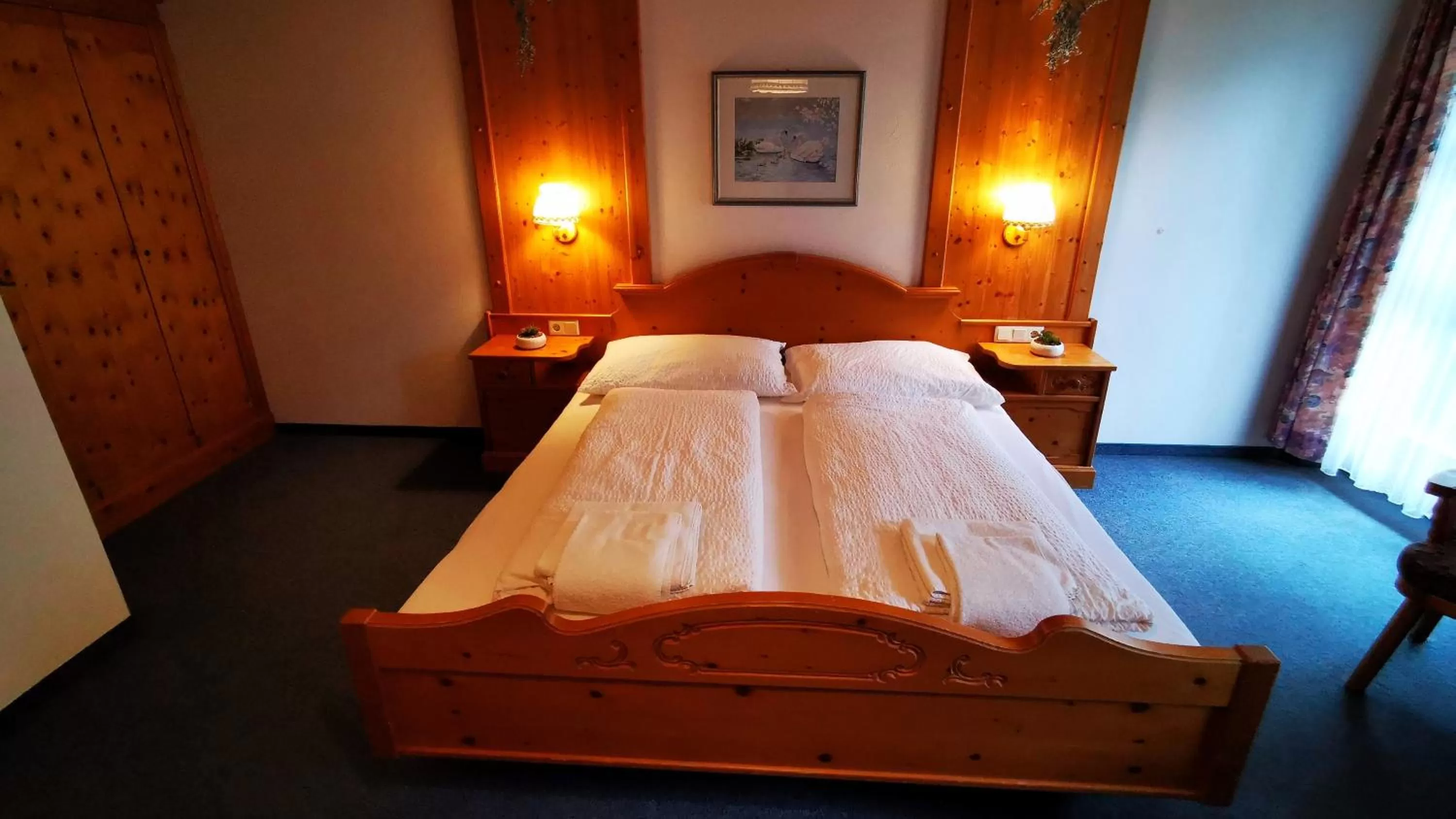 Bed in Gasthof Geronimo
