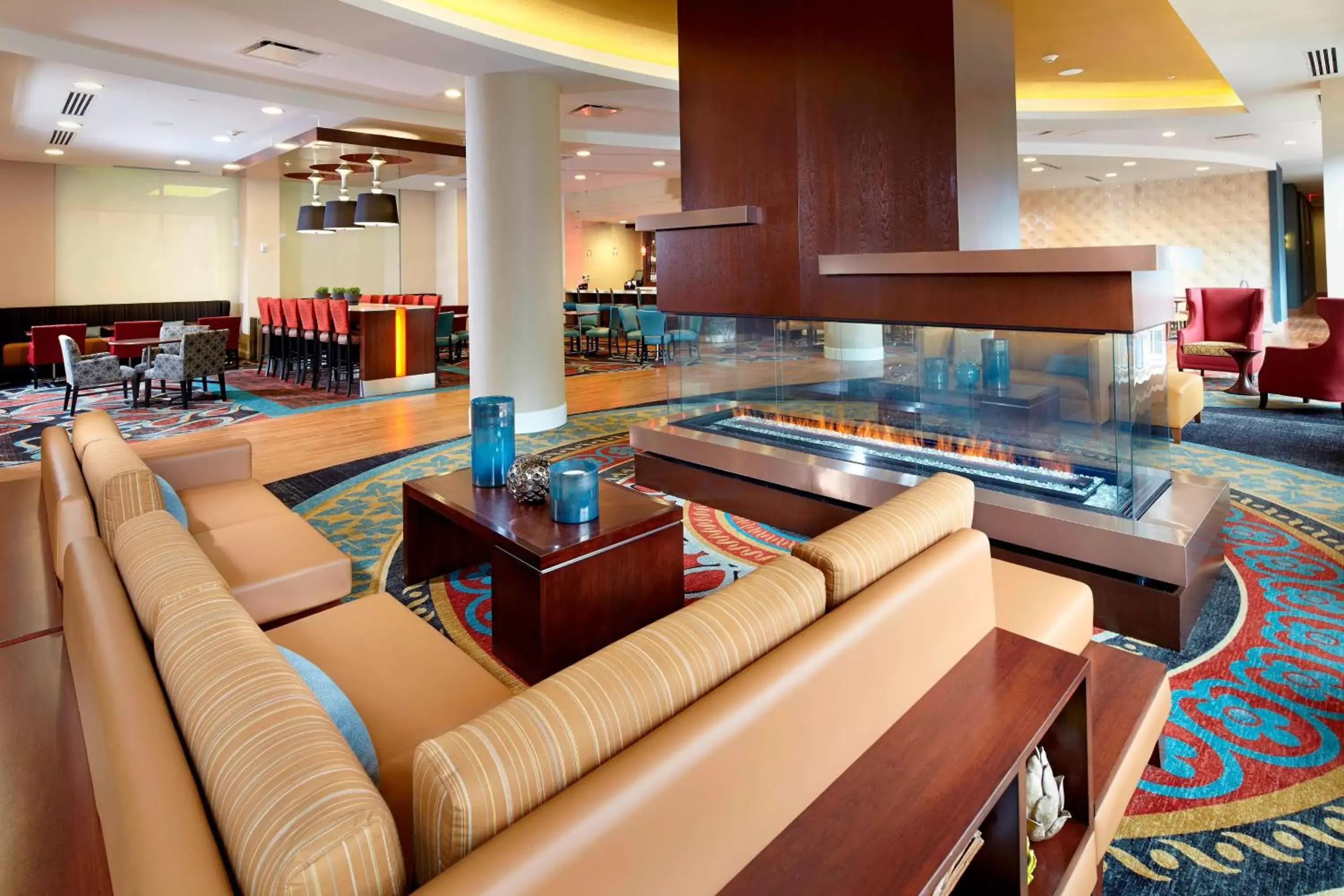 Lobby or reception, Restaurant/Places to Eat in Residence Inn by Marriott Secaucus Meadowlands