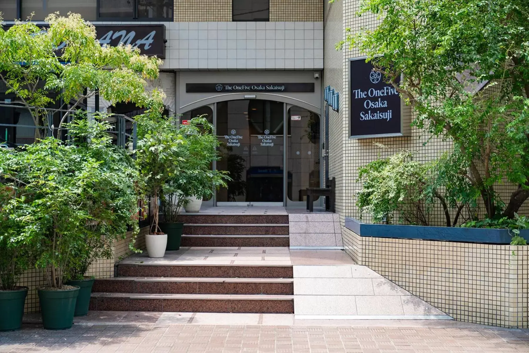 Facade/entrance in The OneFive Osaka Sakaisuji Facade/entrance in The OneFive Osaka Sakaisuji