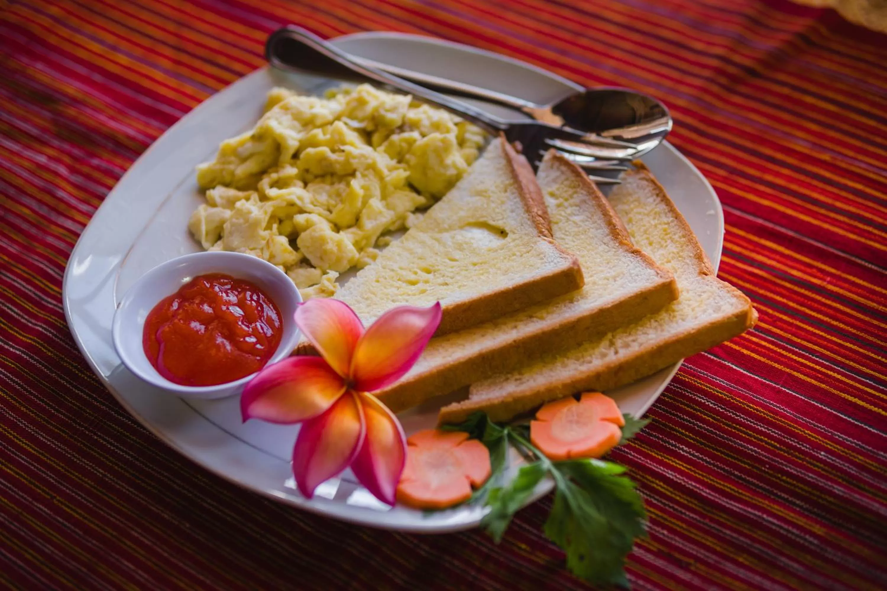 Food in Pi Karya Beach