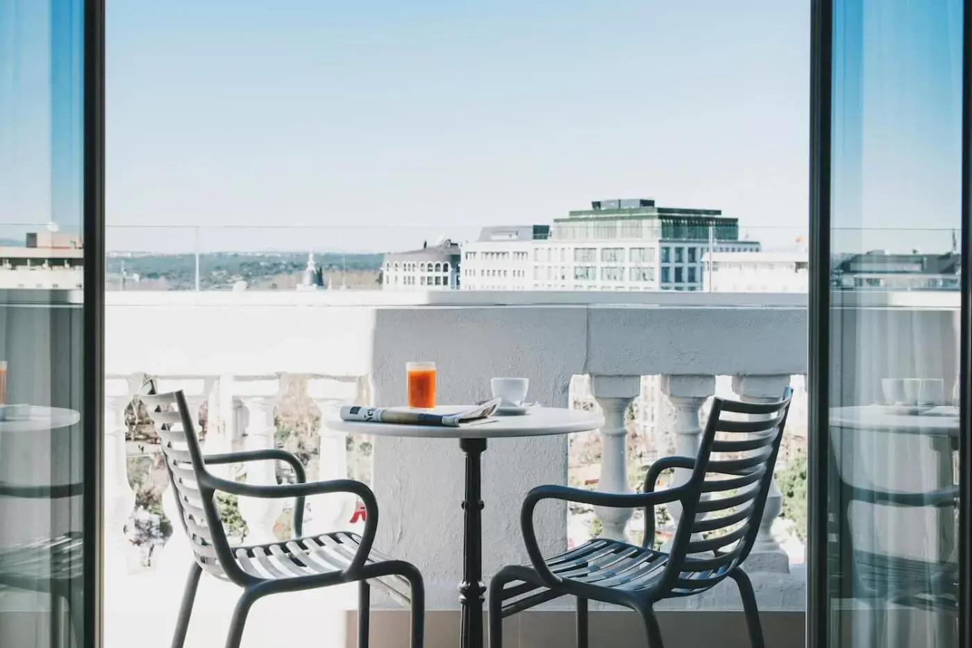 View (from property/room), Balcony/Terrace in Dear Hotel Madrid