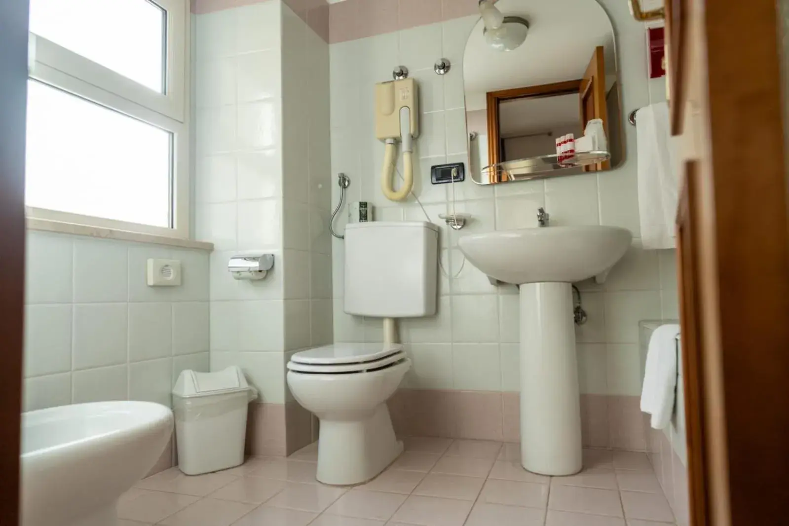Toilet, Bathroom in Hotel Corallo