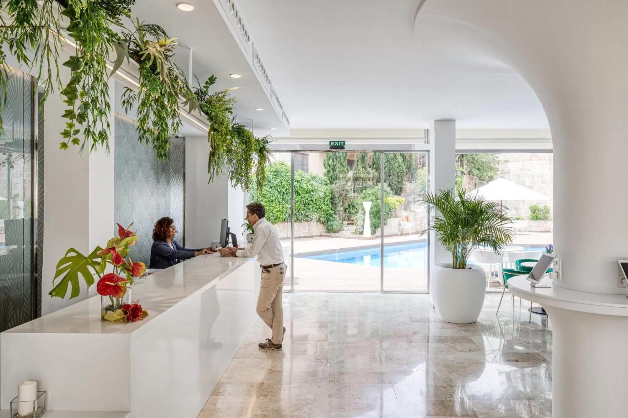 Lobby or reception in Hotel Torá