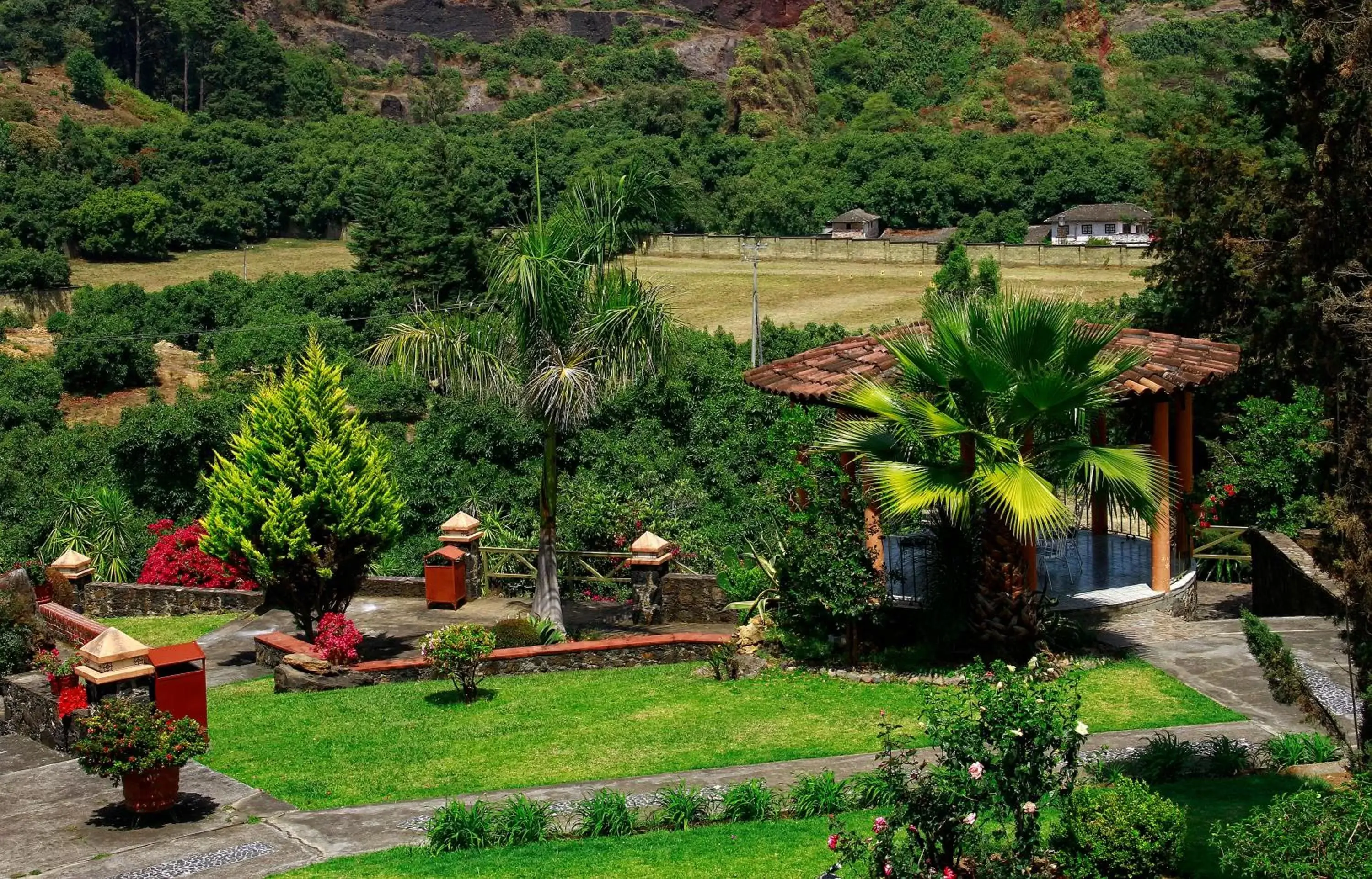 Garden in Hotel Pie de la Sierra