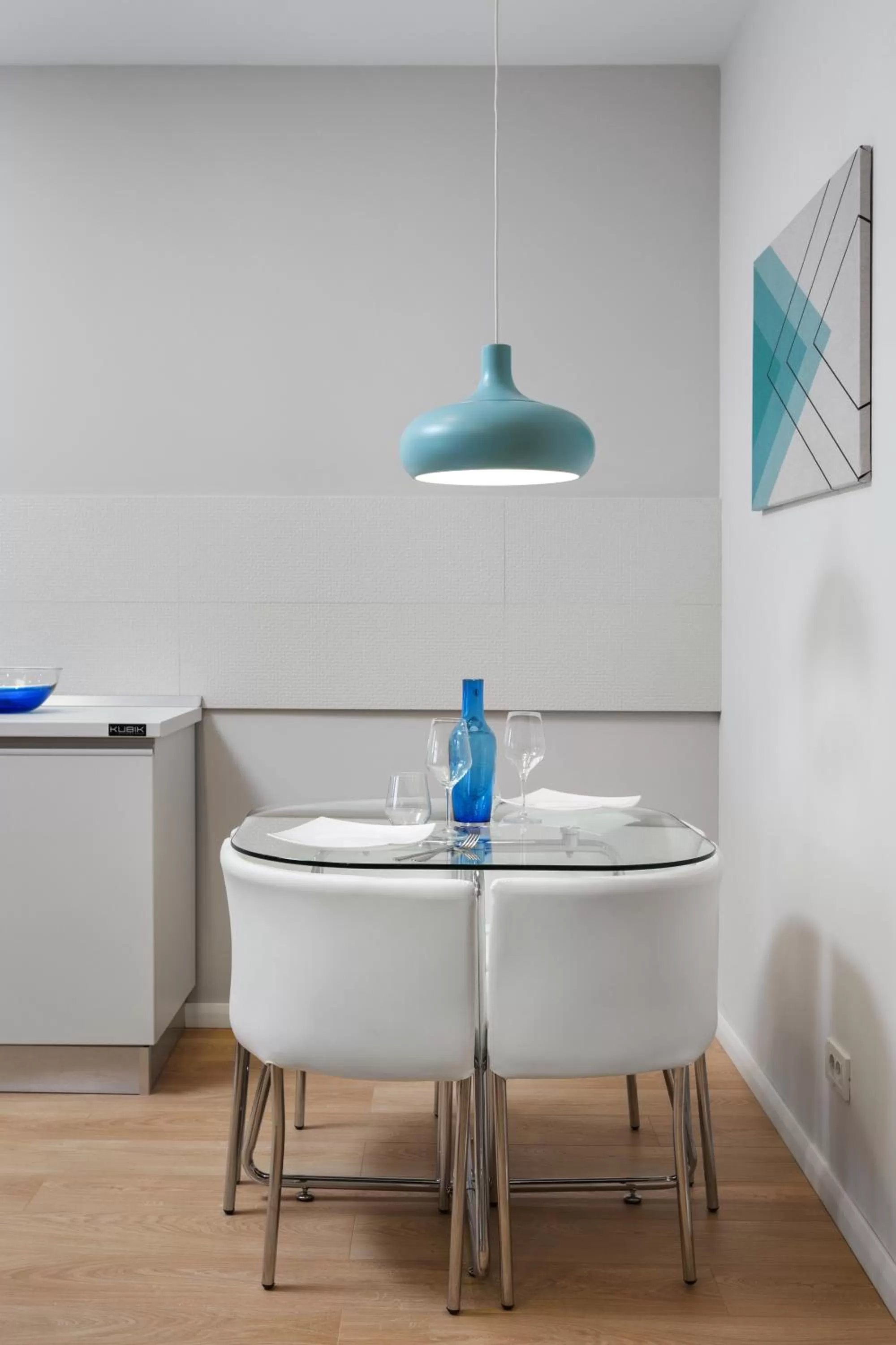 Kitchen or kitchenette in Athina Suites Hotel