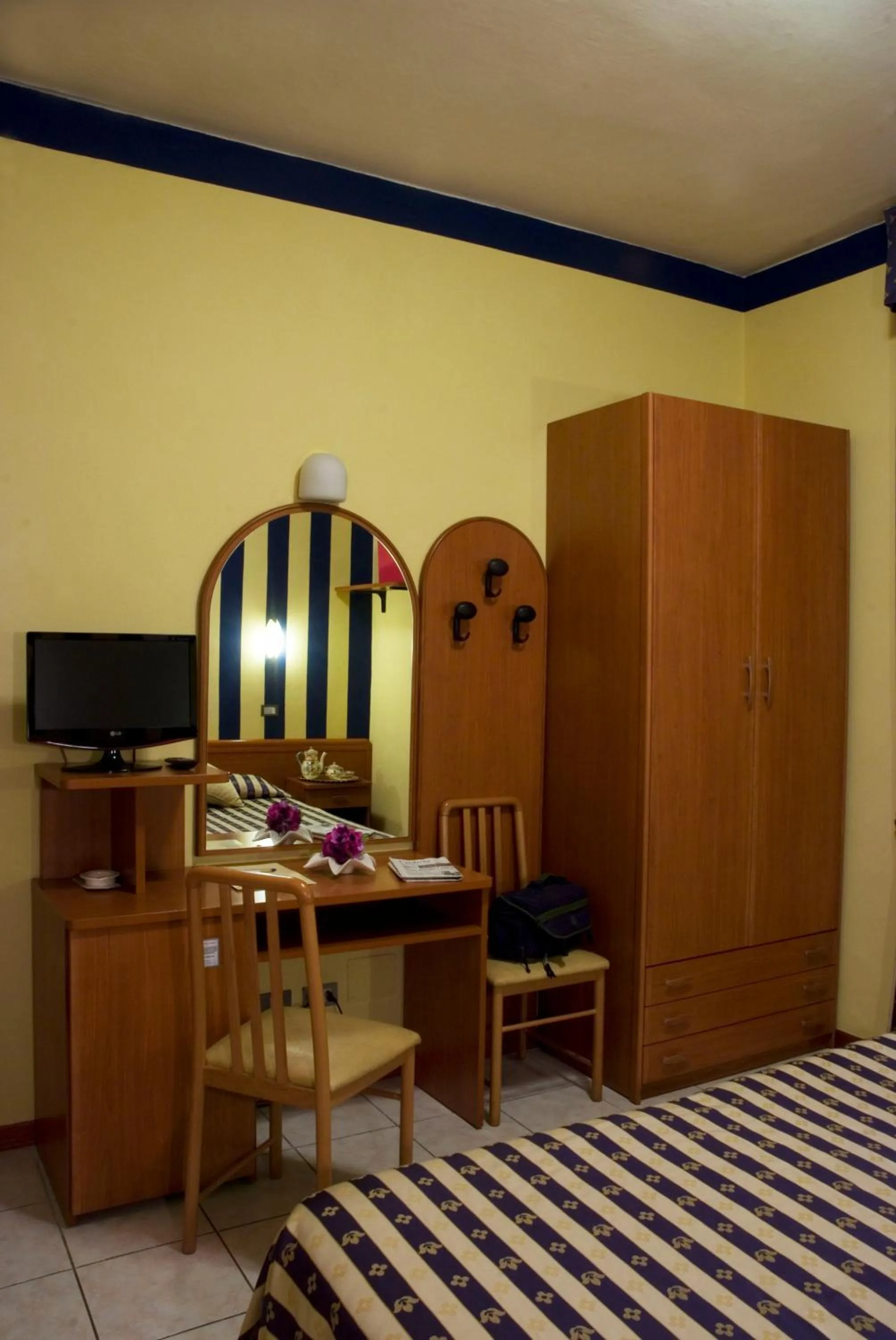 Decorative detail, Bed in Hotel Ristorante Umbria