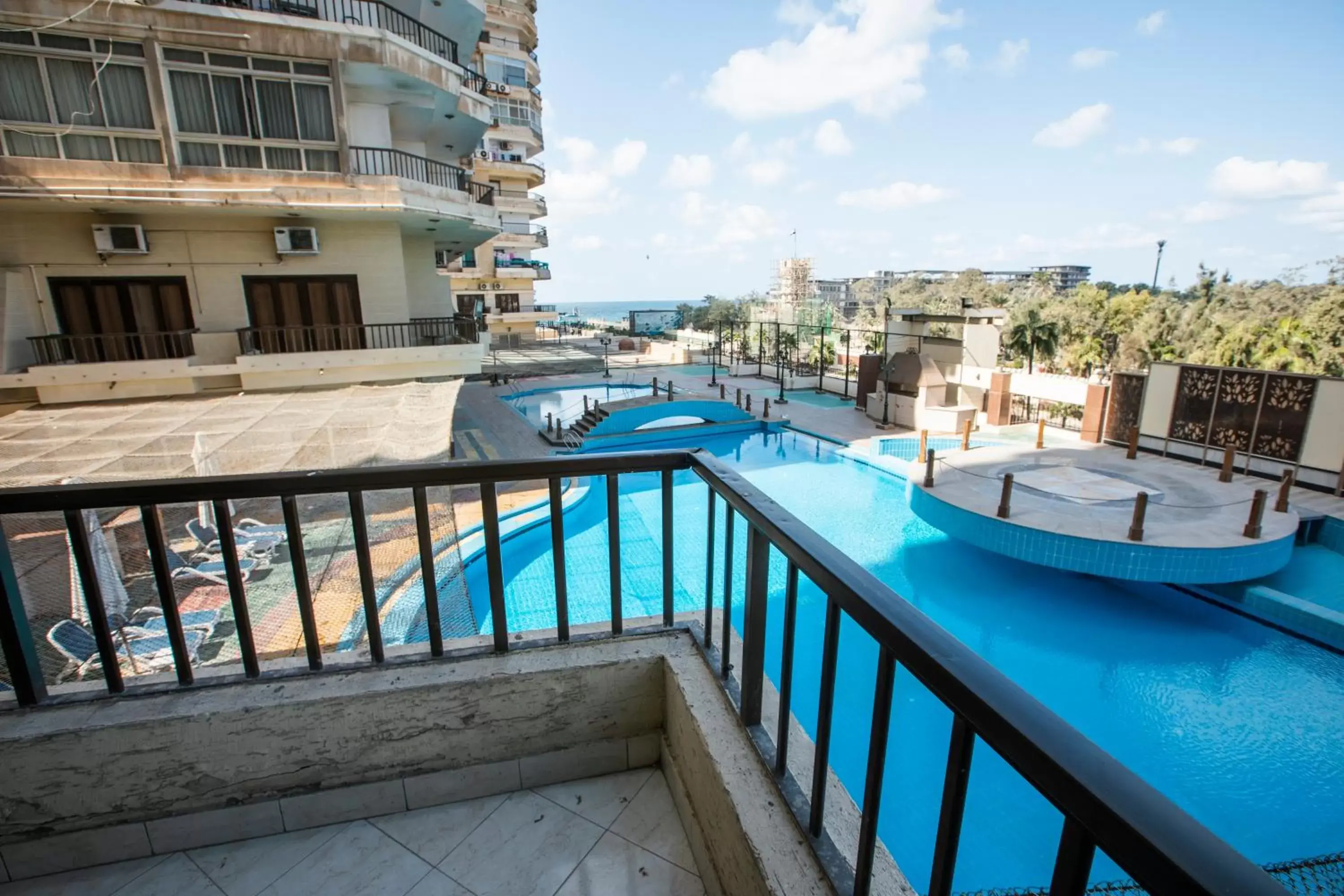 View (from property/room), Pool View in AIFU Hotel El Montazah Alexandria