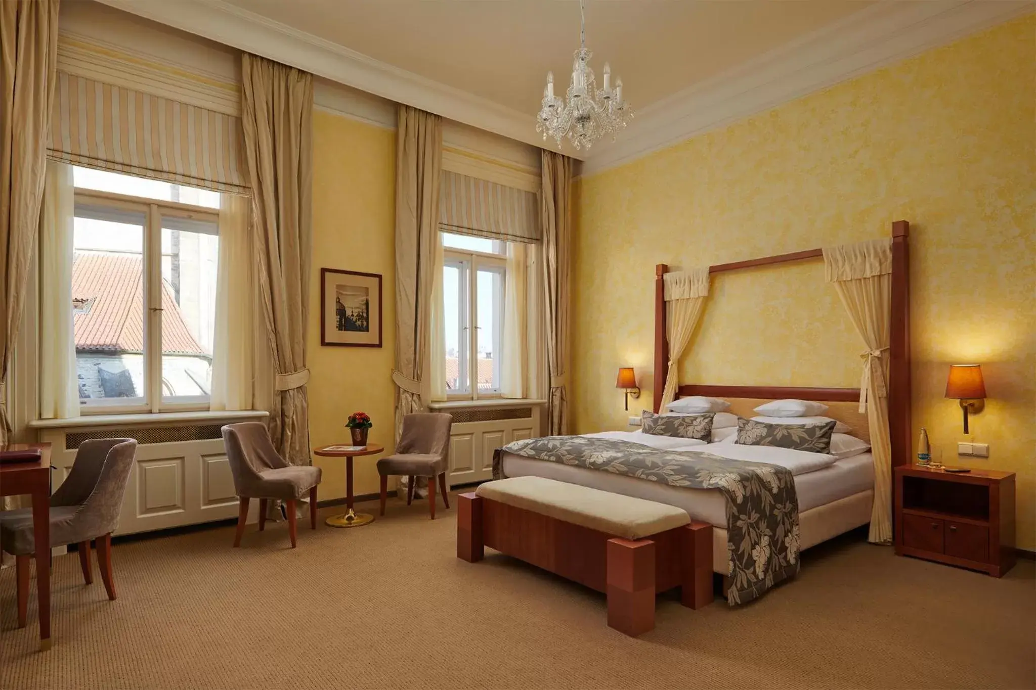 Photo of the whole room, Bed in Ventana Hotel Prague