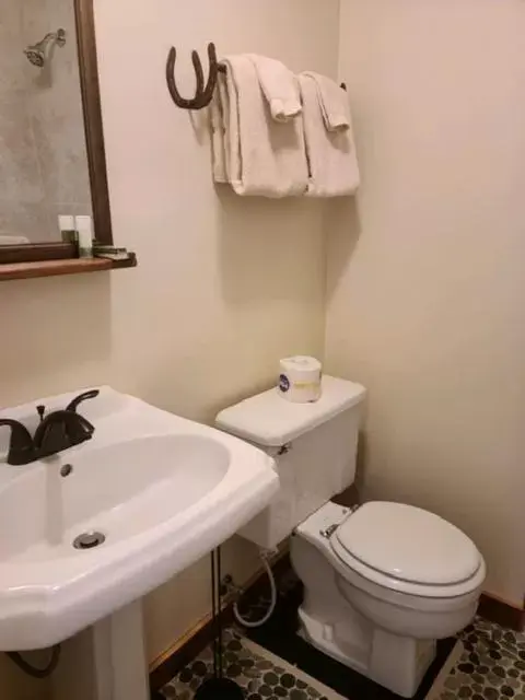 Bathroom in Lee's Ferry Lodge at Vermilion Cliffs