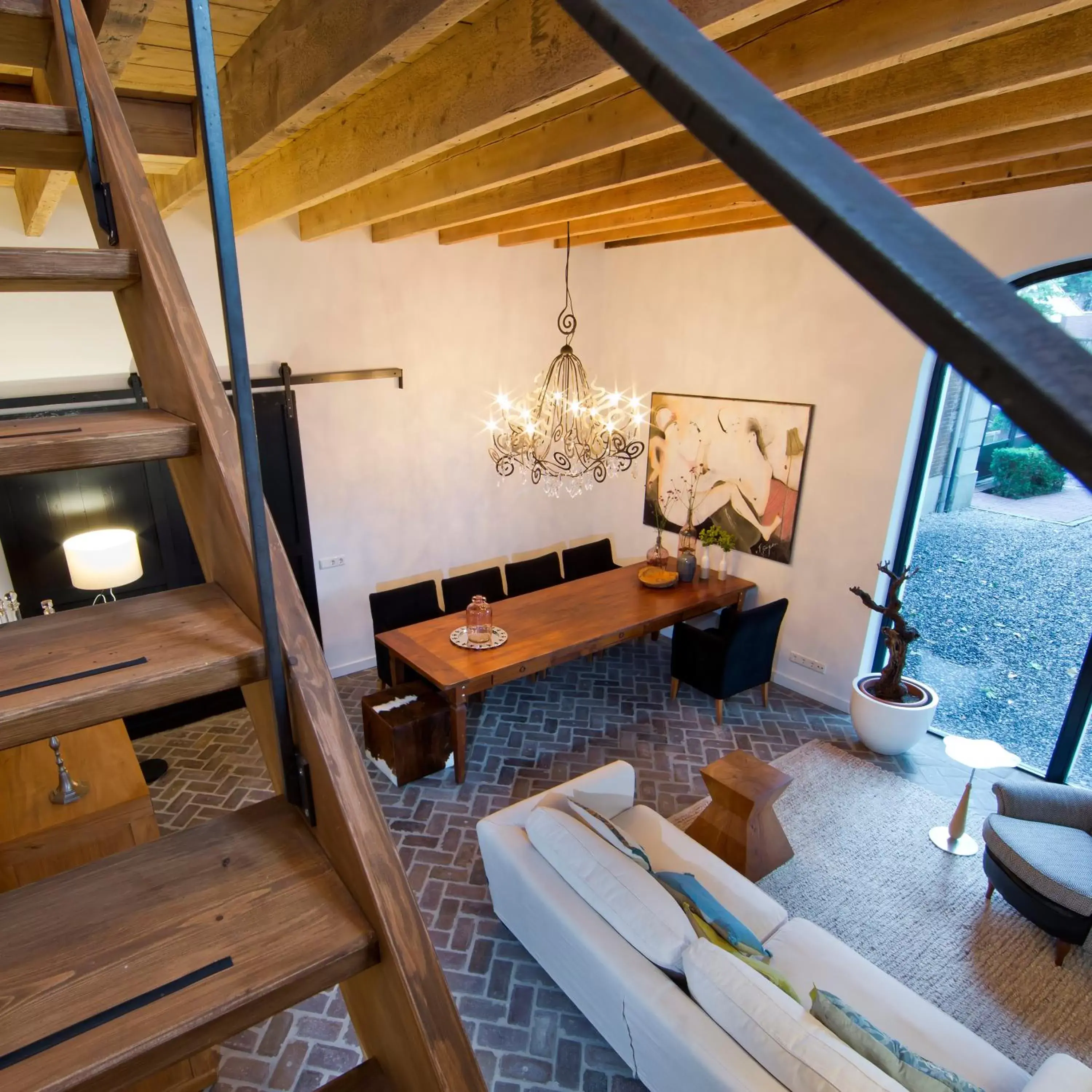 Living room in Villa Polder