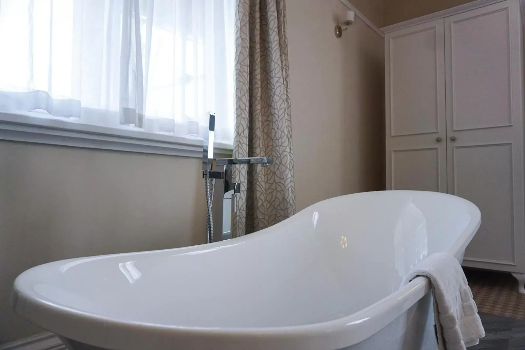 Bath, Bathroom in Wroxall Abbey Hotel