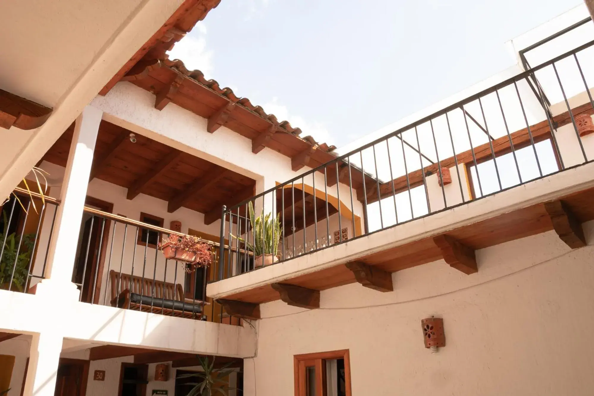 Balcony/Terrace, Property Building in Hotel Casa Margarita