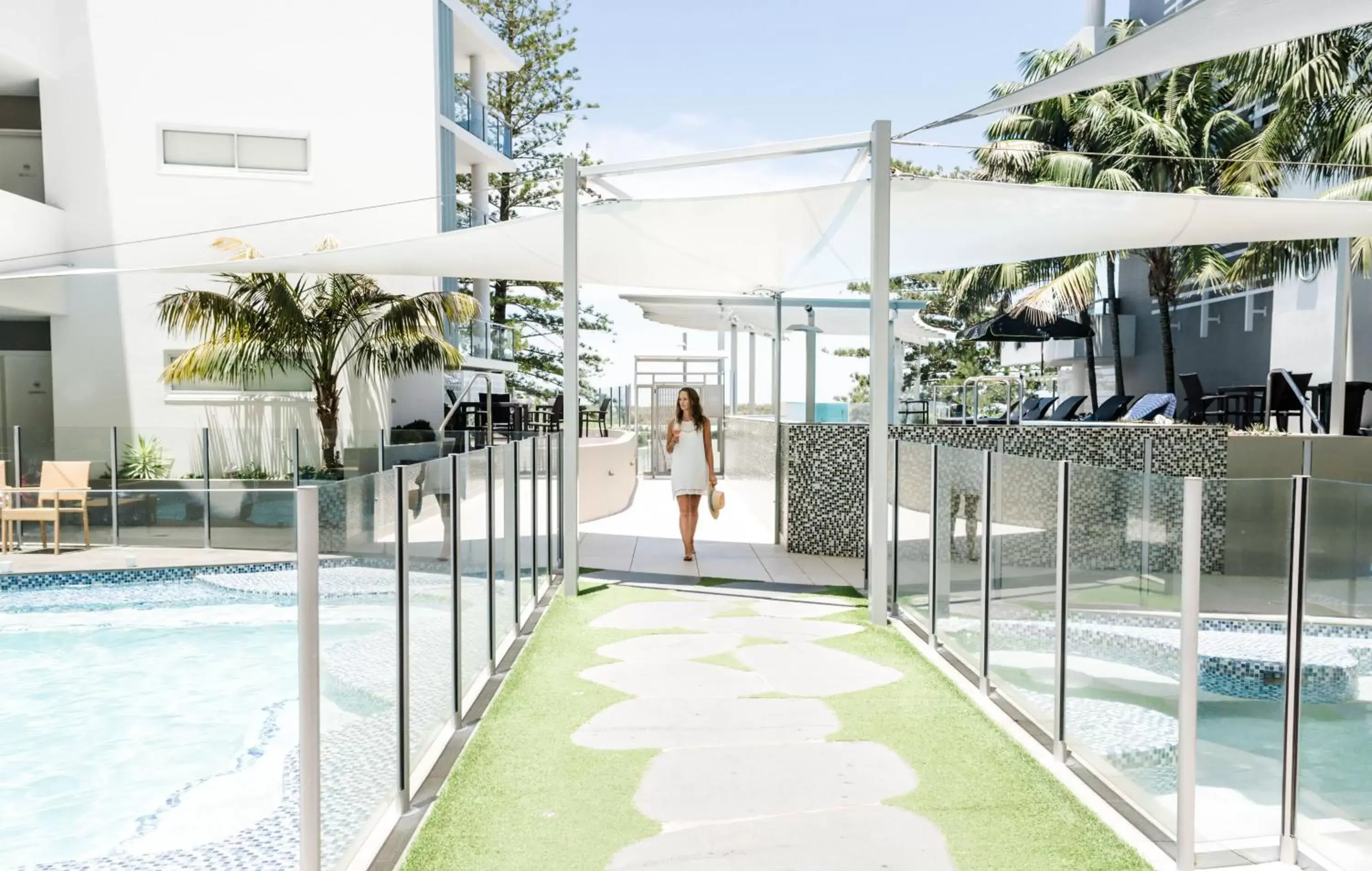 Balcony/Terrace, Swimming Pool in Rumba Beach Resort