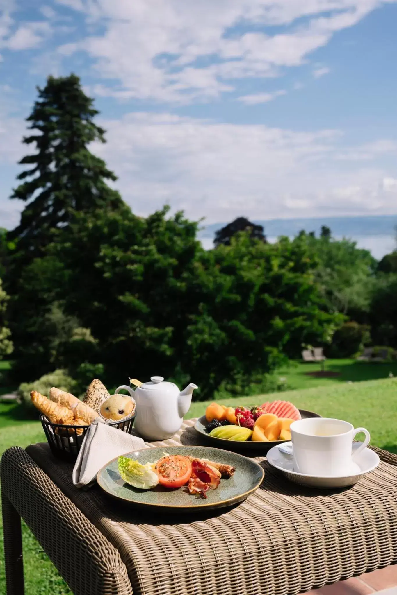 Breakfast in Hôtel Ermitage