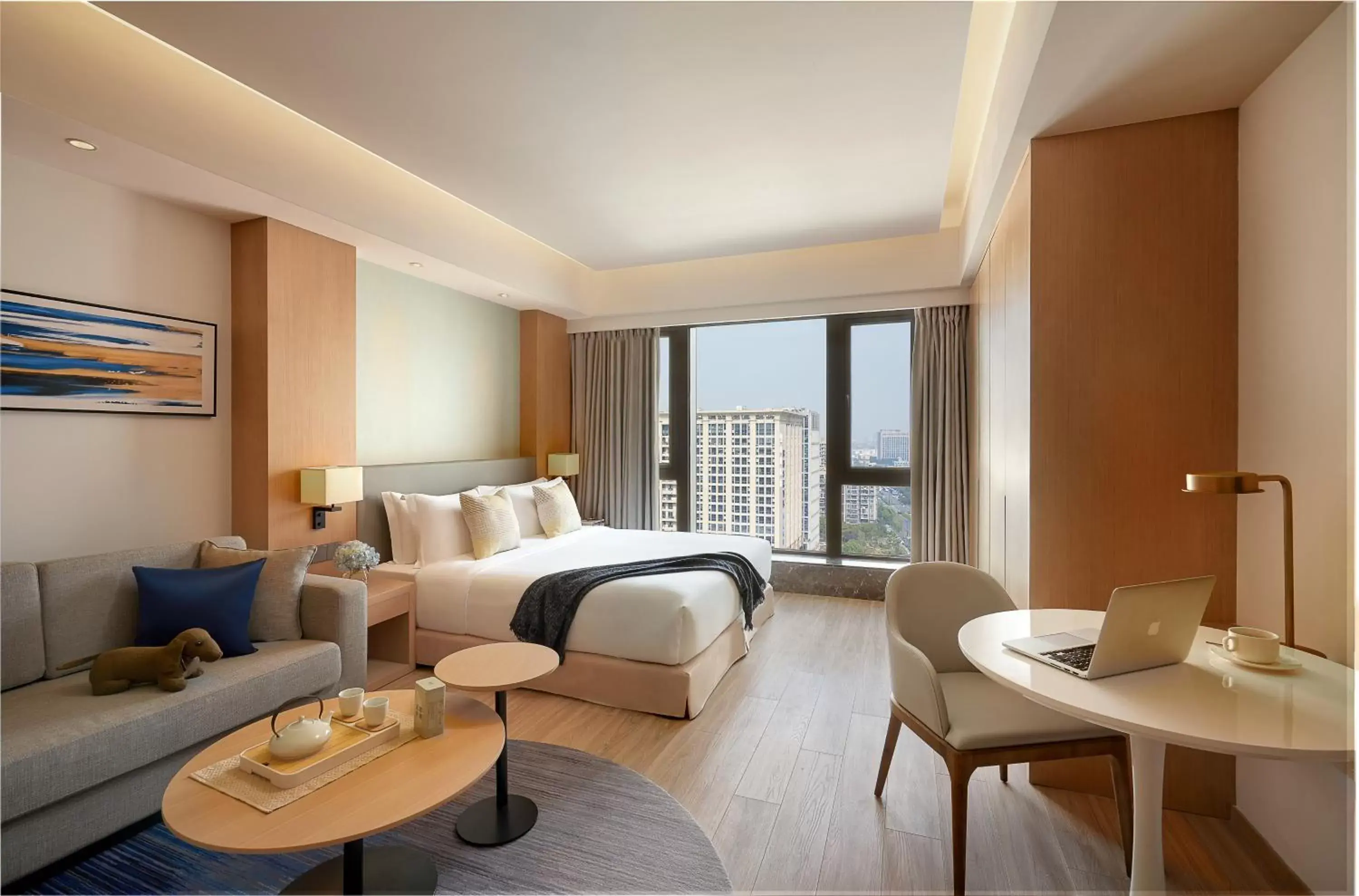 Photo of the whole room, Seating Area in Shama Serviced Apartments Zijingang Hangzhou