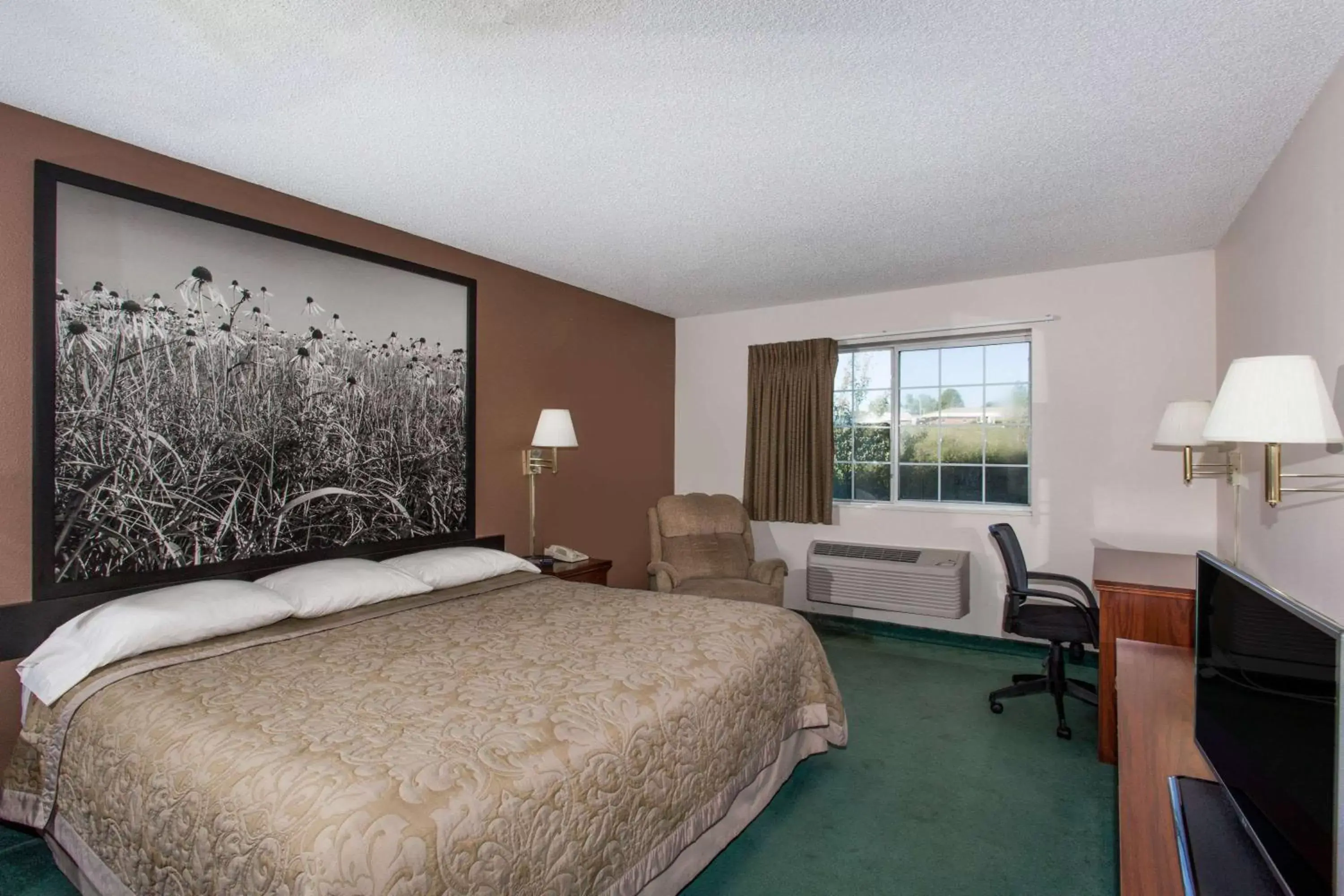 Photo of the whole room, Bed in Super 8 by Wyndham Richmond