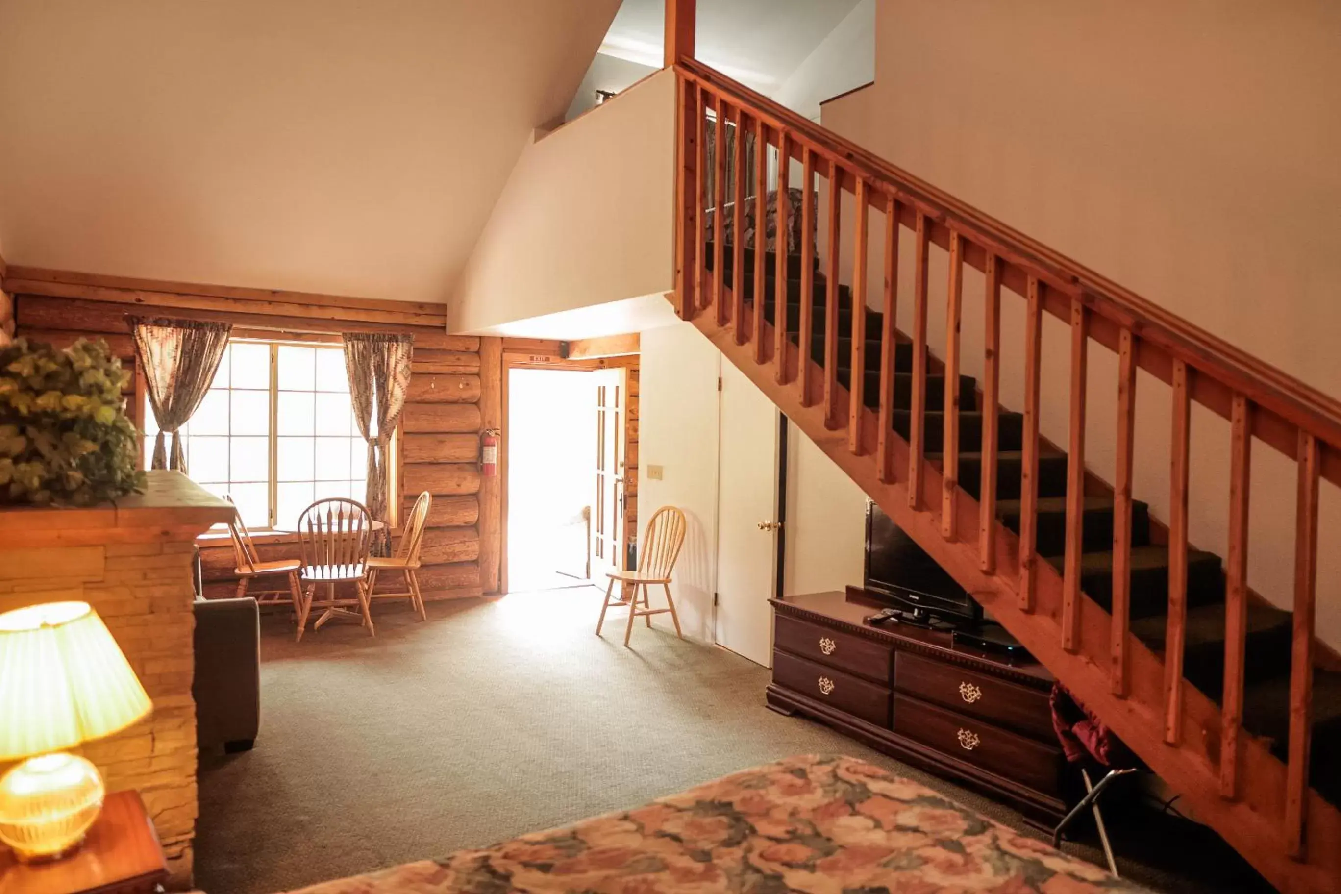 Seating Area in Bear Creek Cabins