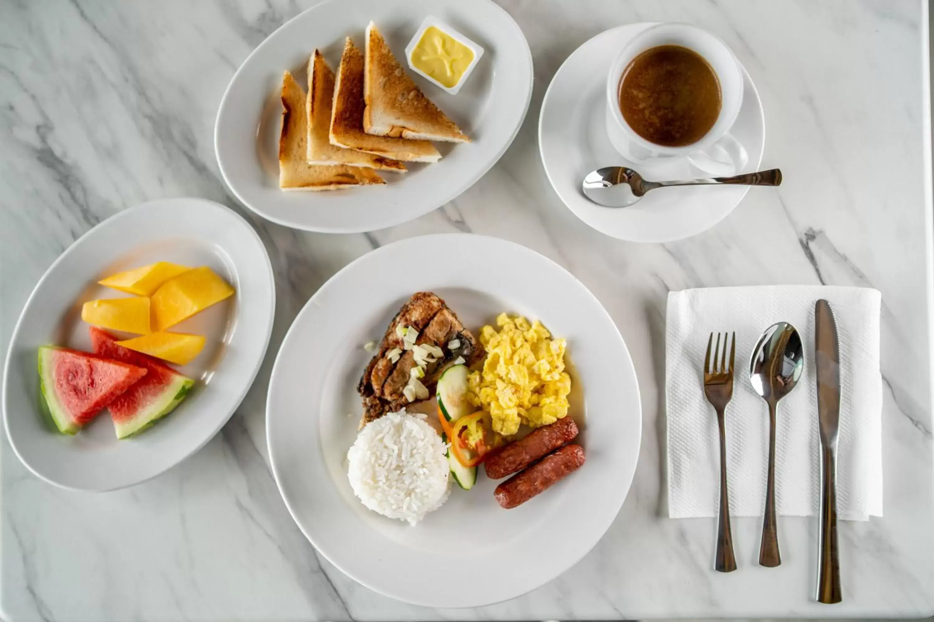 Breakfast in Felicity Island Hotel