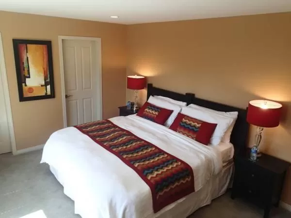 Bed in A View of the Lake B & B