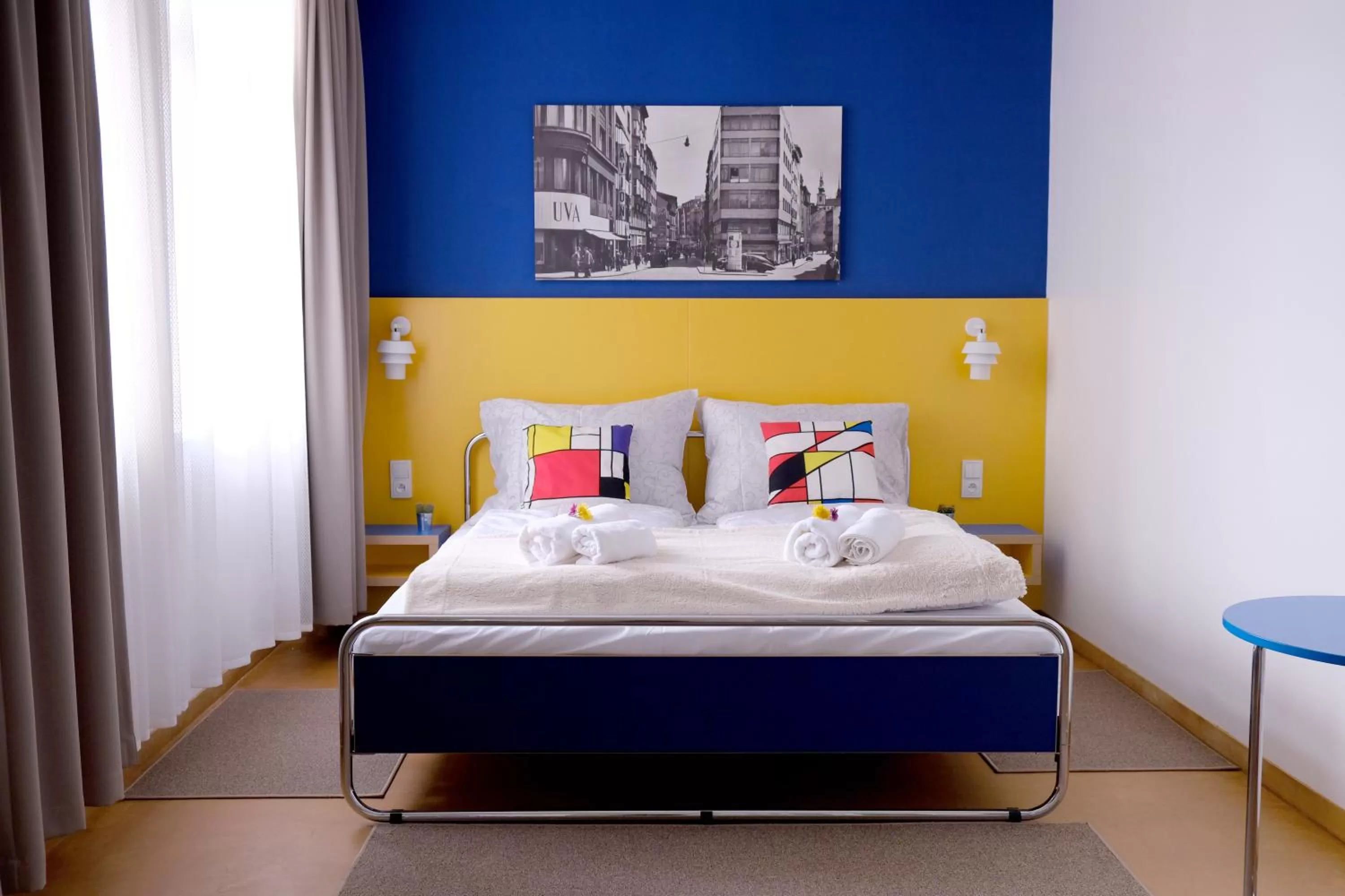 Bed in Hotel Avion - National Cultural Monument - ICONIC HOUSES ORG