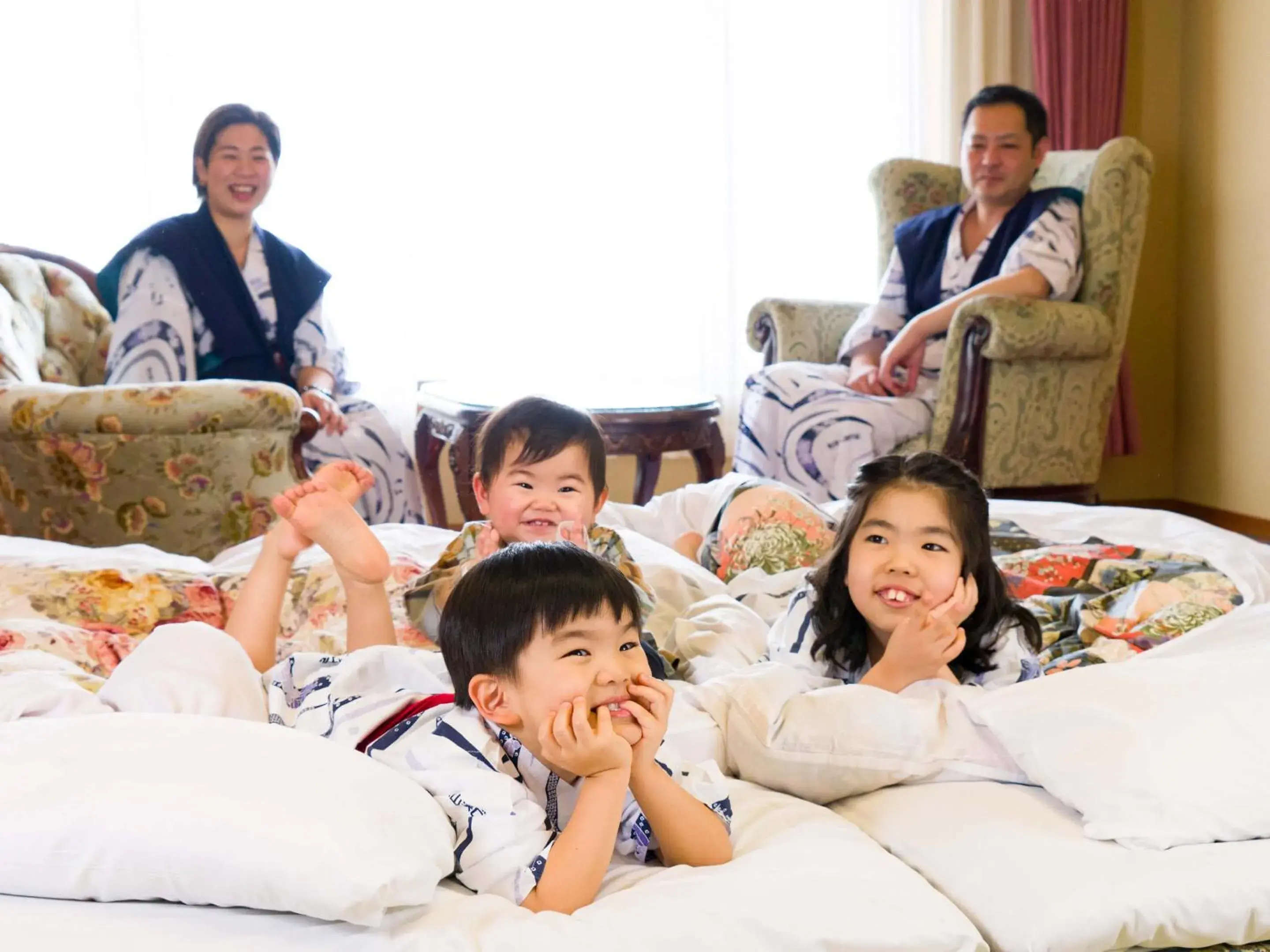 People, Family in Jozankei View Hotel