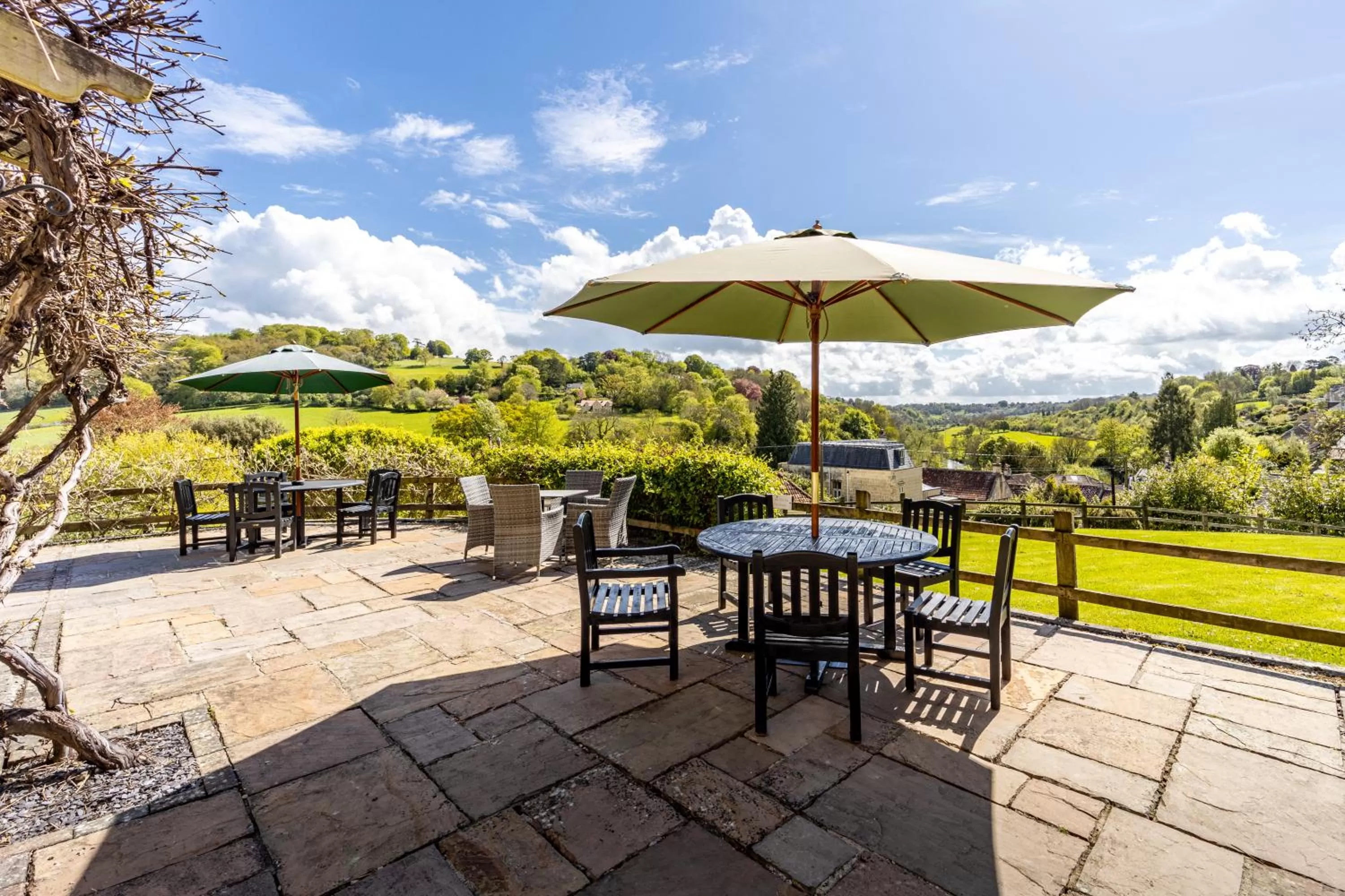 Garden in Best Western Limpley Stoke Hotel
