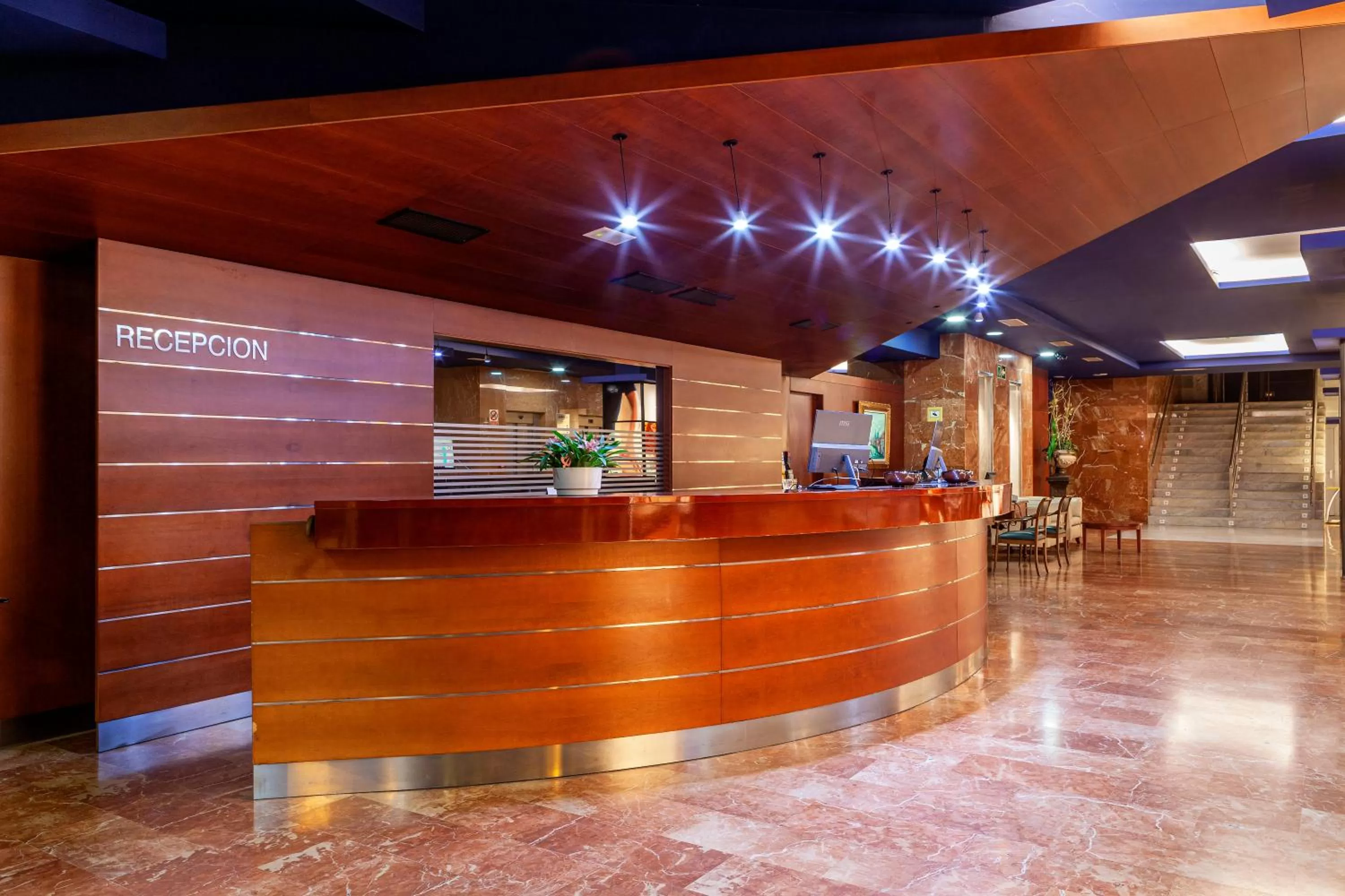 Lobby or reception in Hotel Olympia Valencia