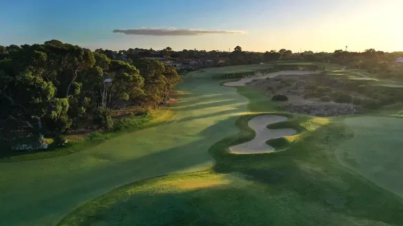 Golfcourse, Bird's-eye View in Joondalup Resort