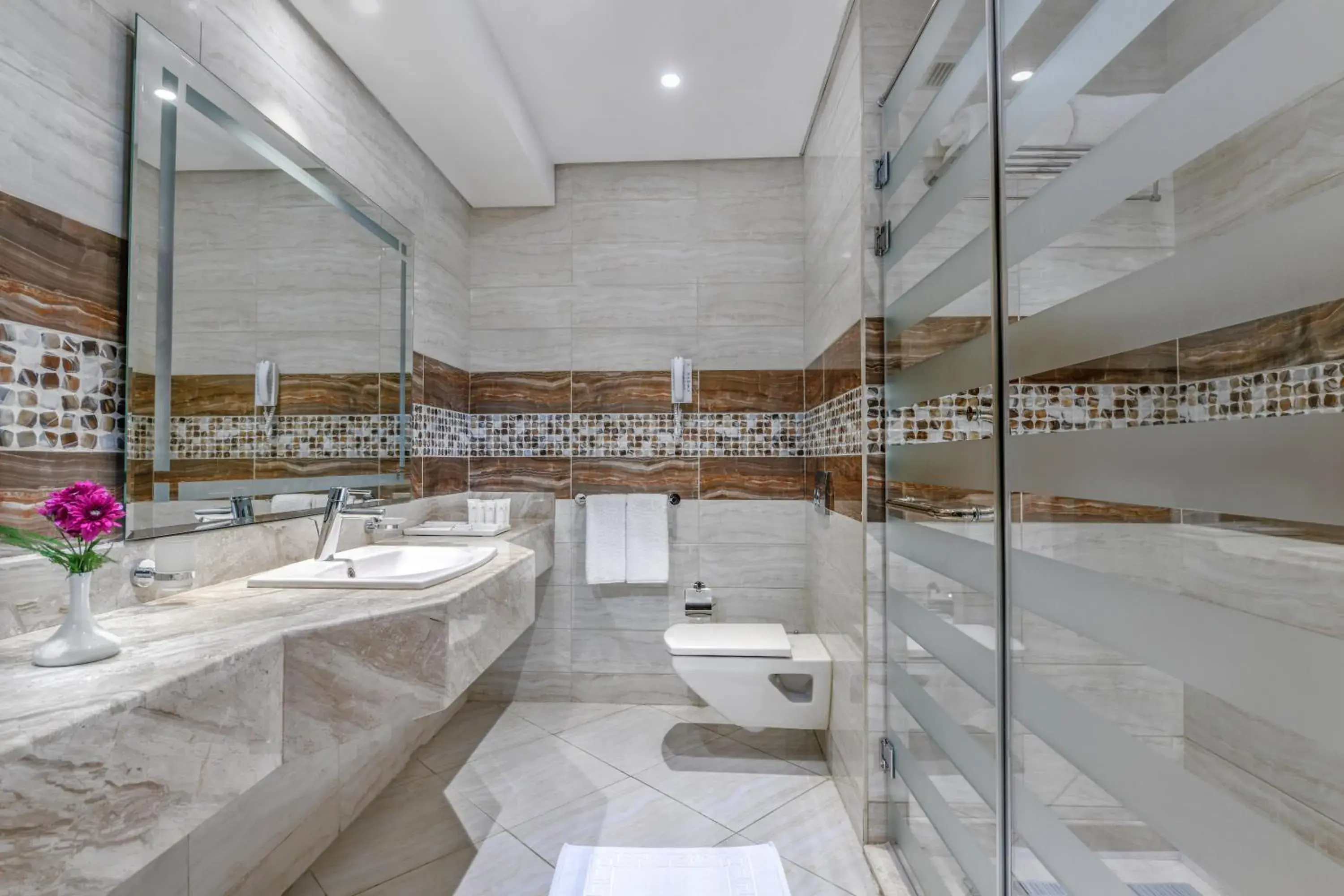 Bathroom in Tolip Golden Plaza