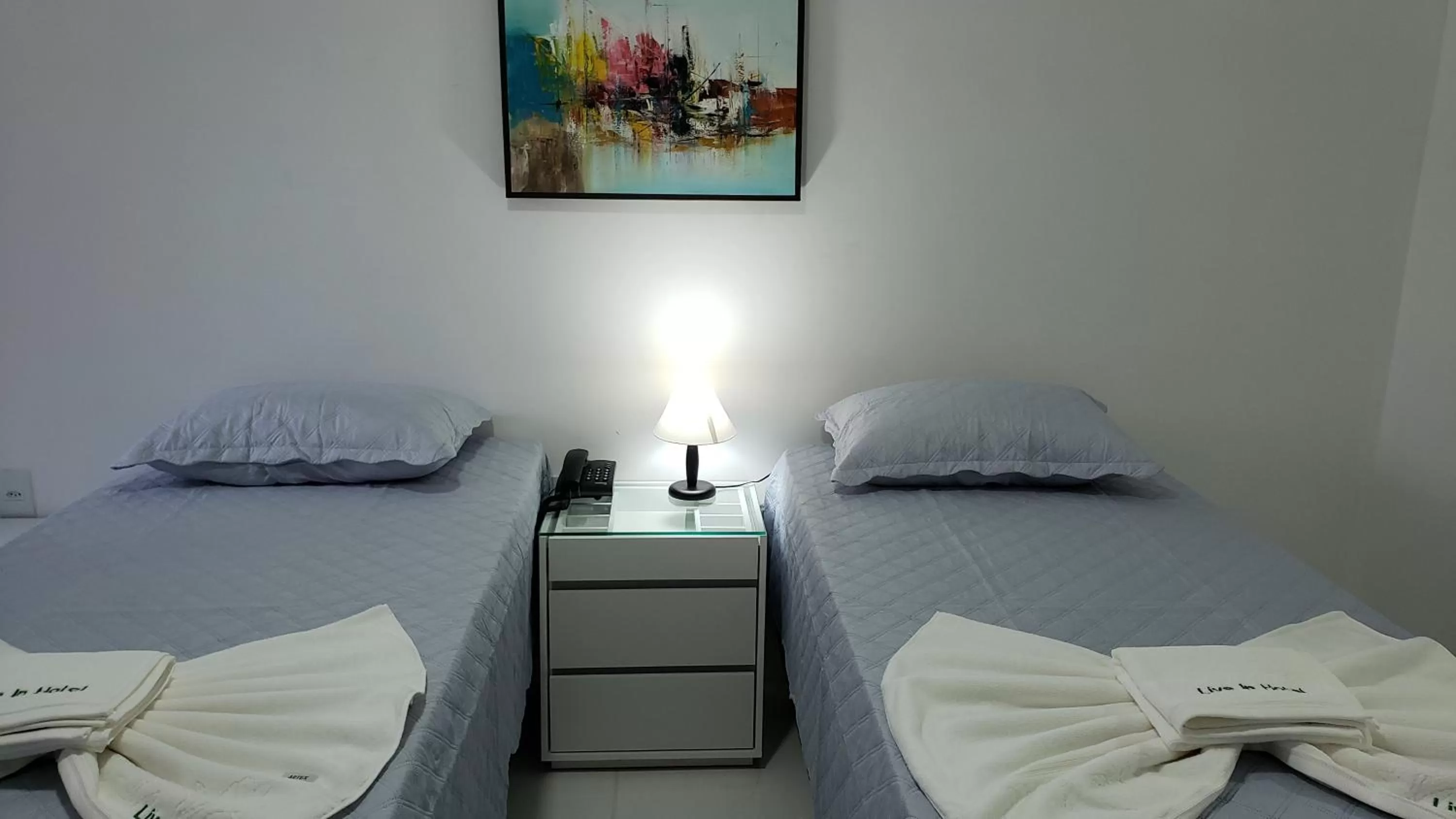 Bed in LIVE IN FORTALEZA HOTEL