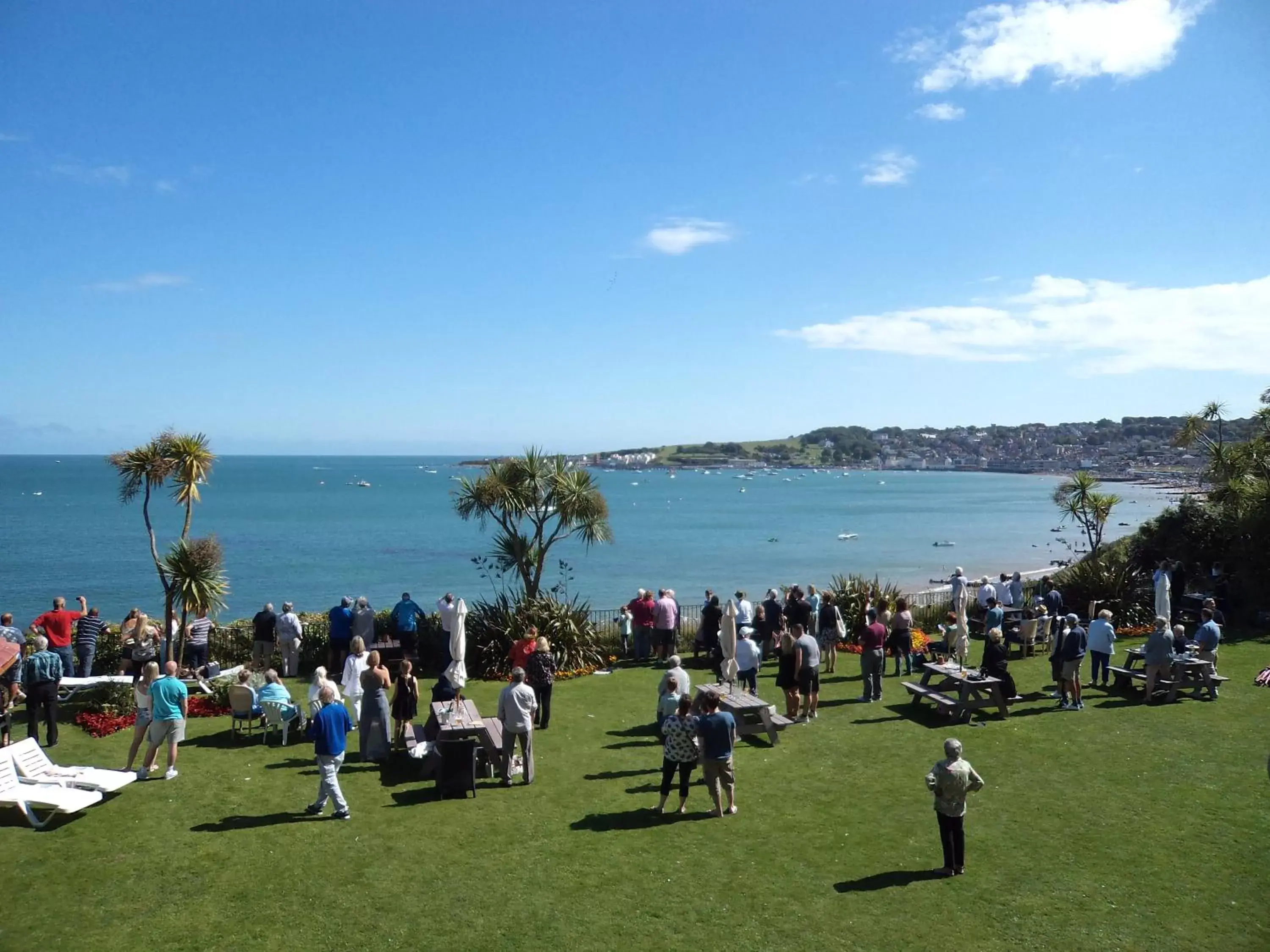 Garden in Grand Hotel Swanage