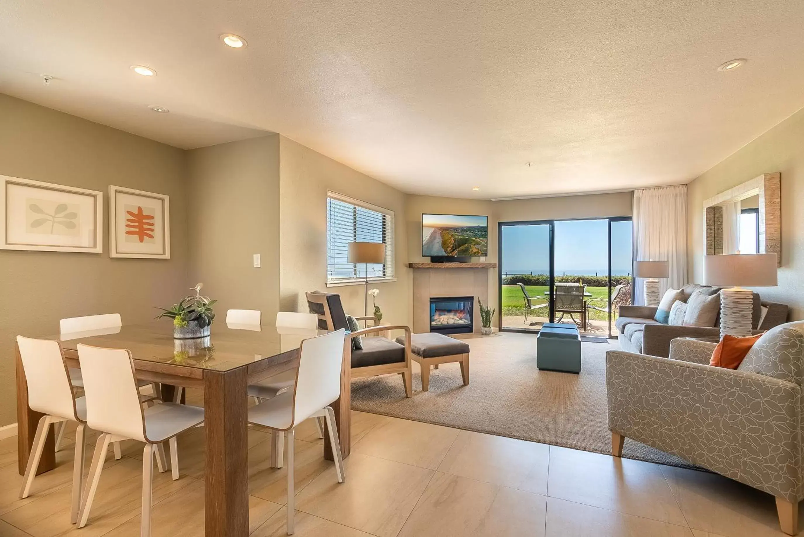 Living room in Seascape Beach Resort