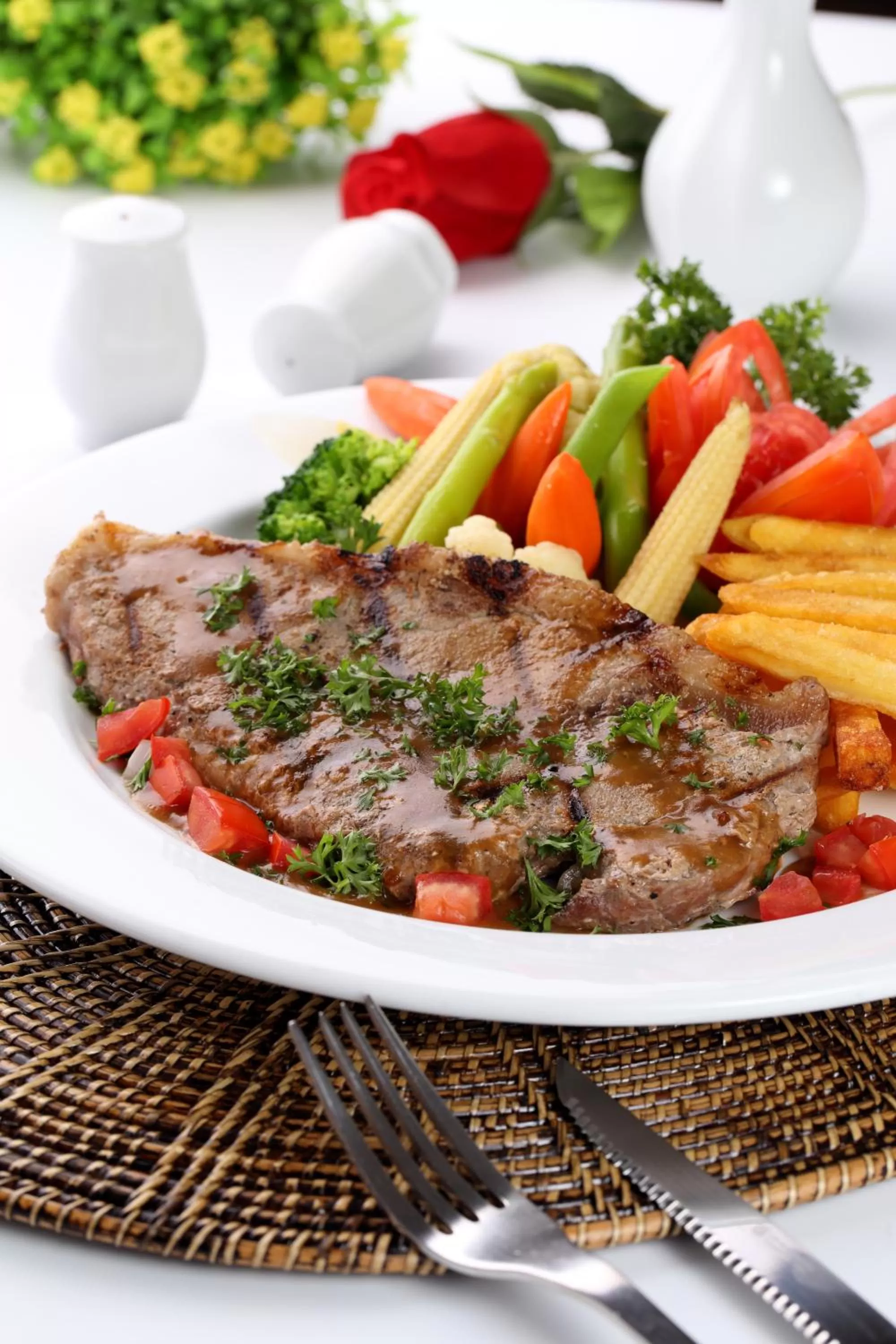 Food close-up in PJ Watergate Hotel