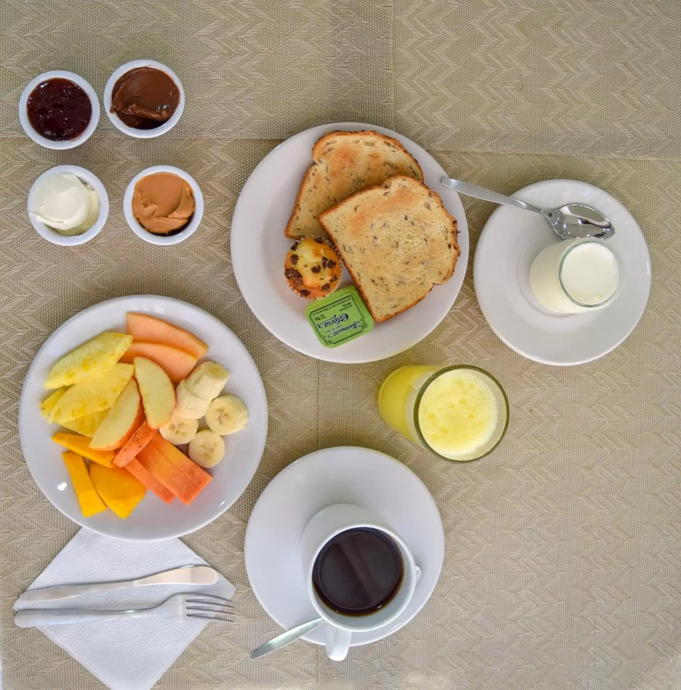 Breakfast in Hotel Bucaneros Isla Mujeres