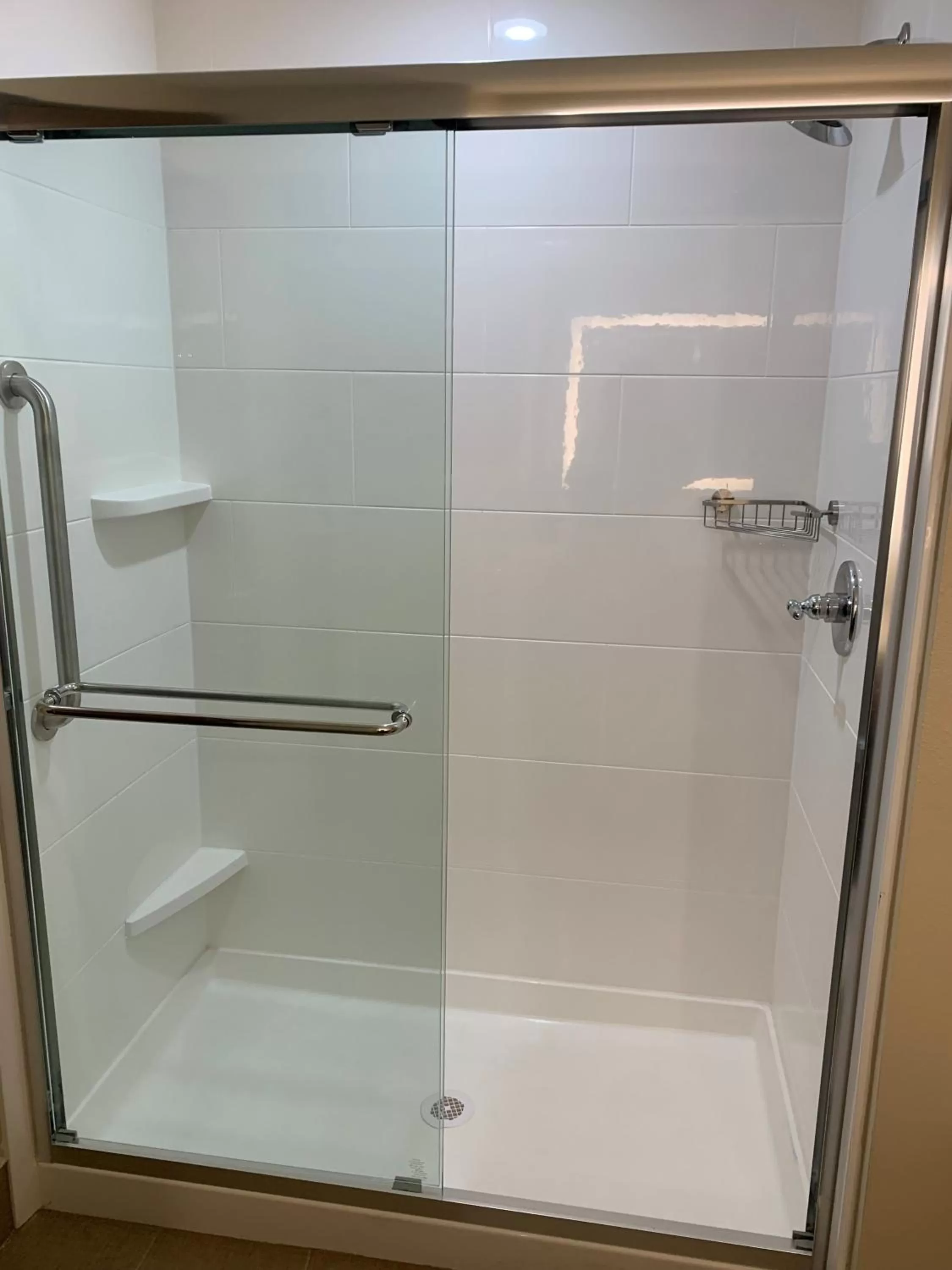 Shower in Comfort Suites West Monroe near Ike Hamilton Expo Center