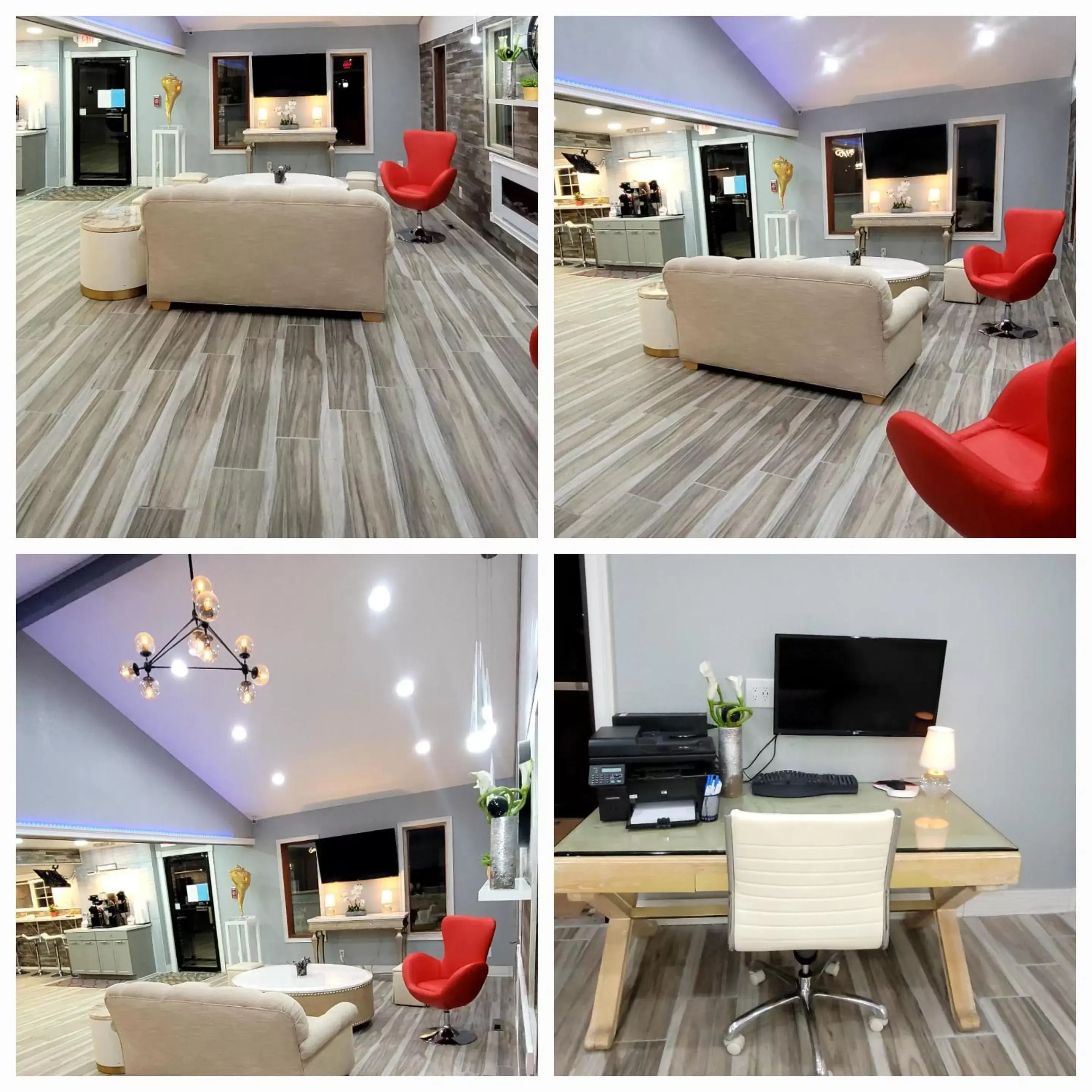 Communal lounge/ TV room in Dragonfly Inn & Suites
