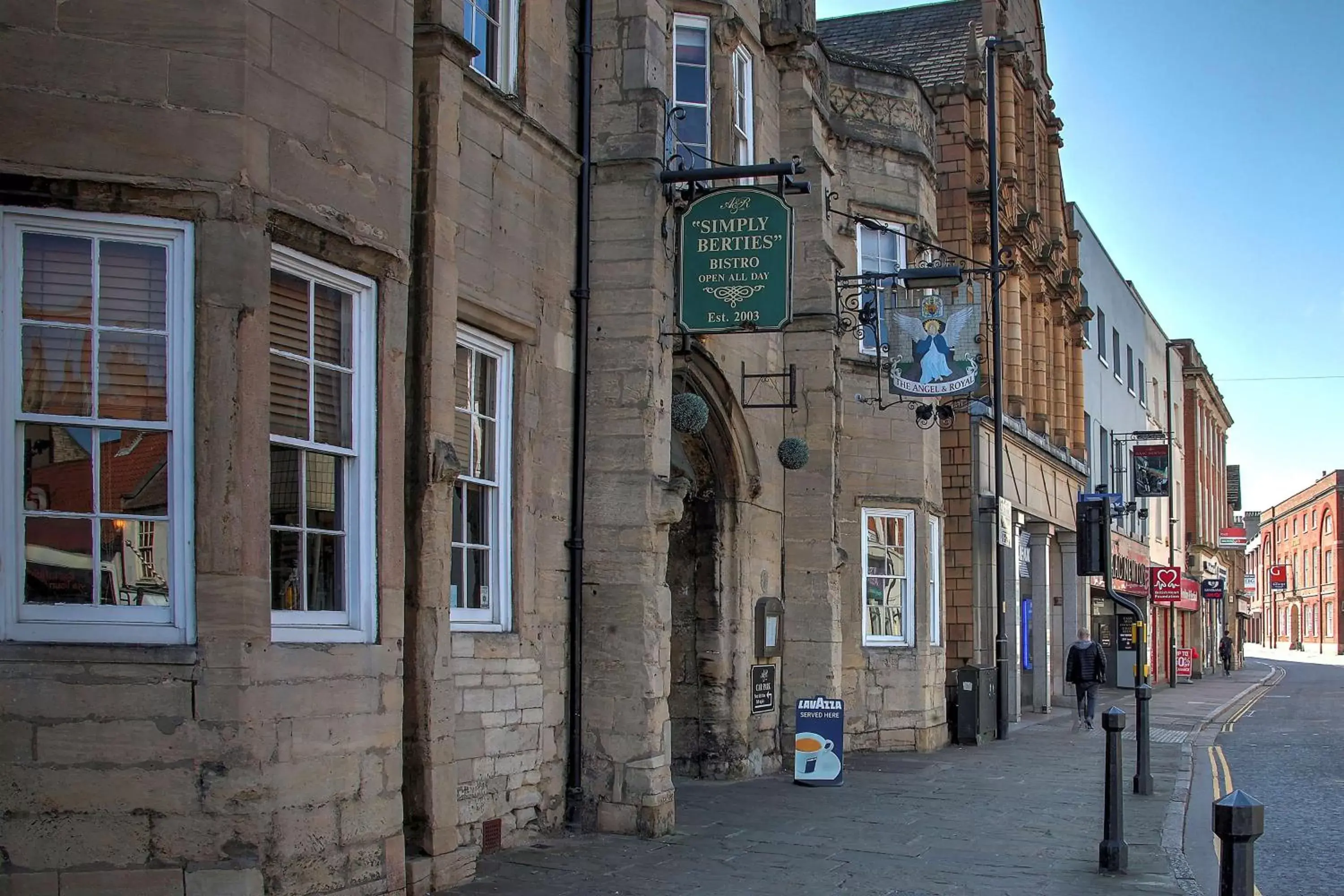 Property building in Angel and Royal Hotel