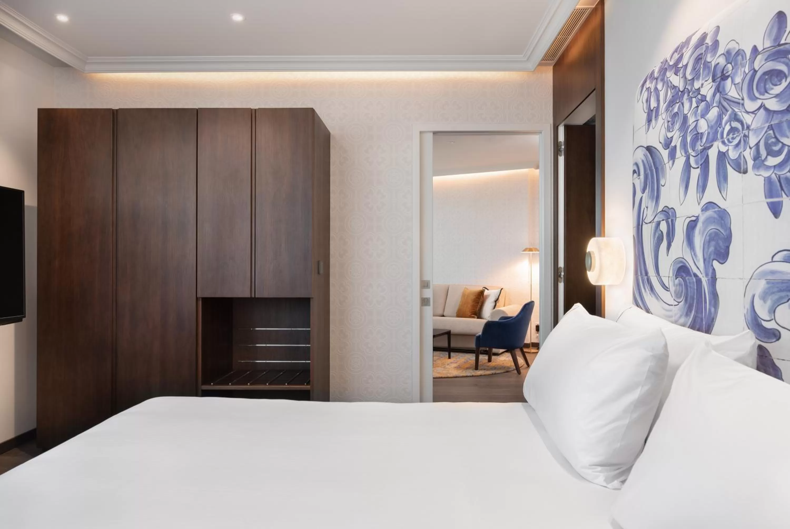 Bed in Eurostars Universal Lisboa