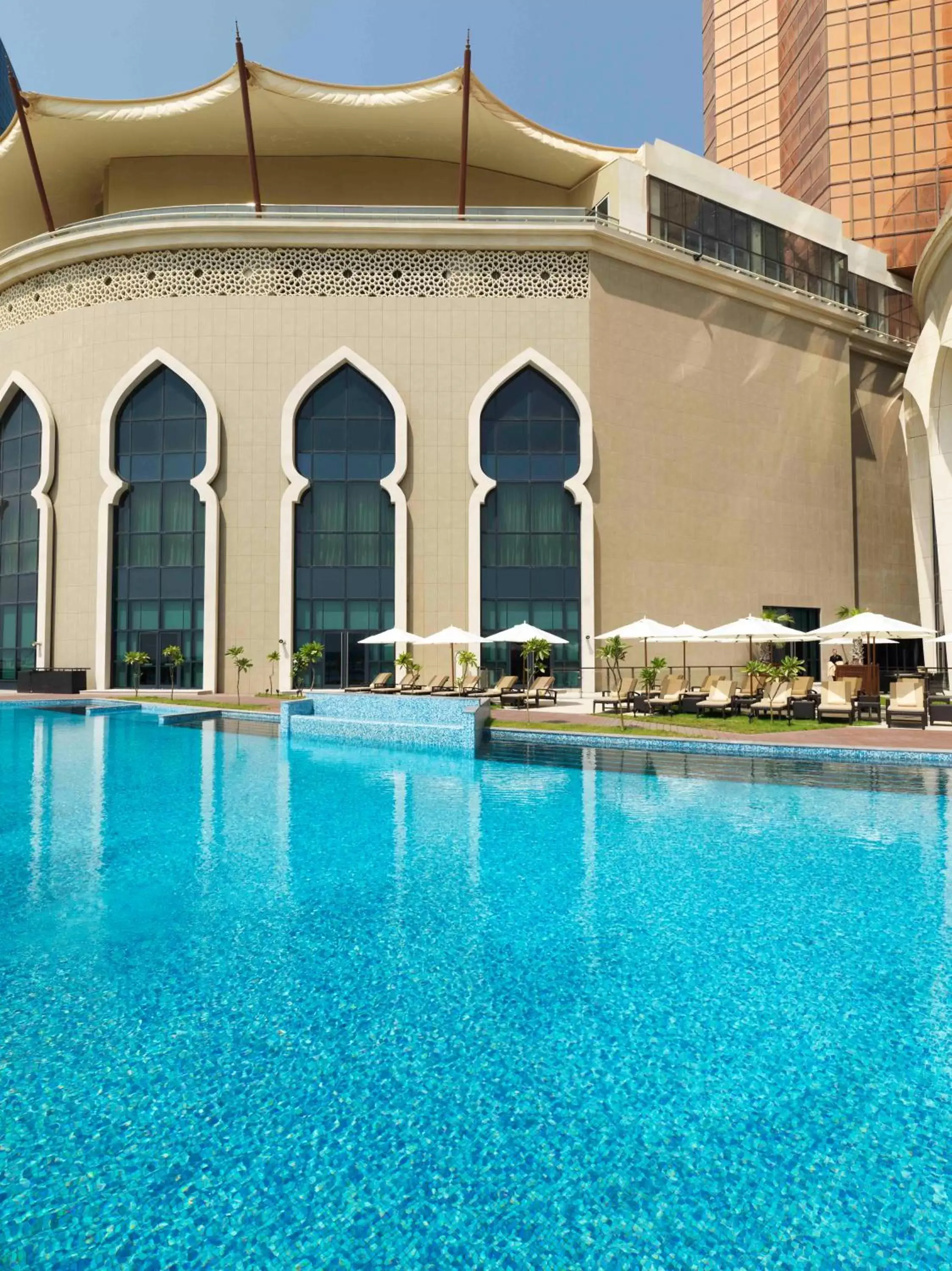 People, Swimming Pool in Bab Al Qasr Hotel